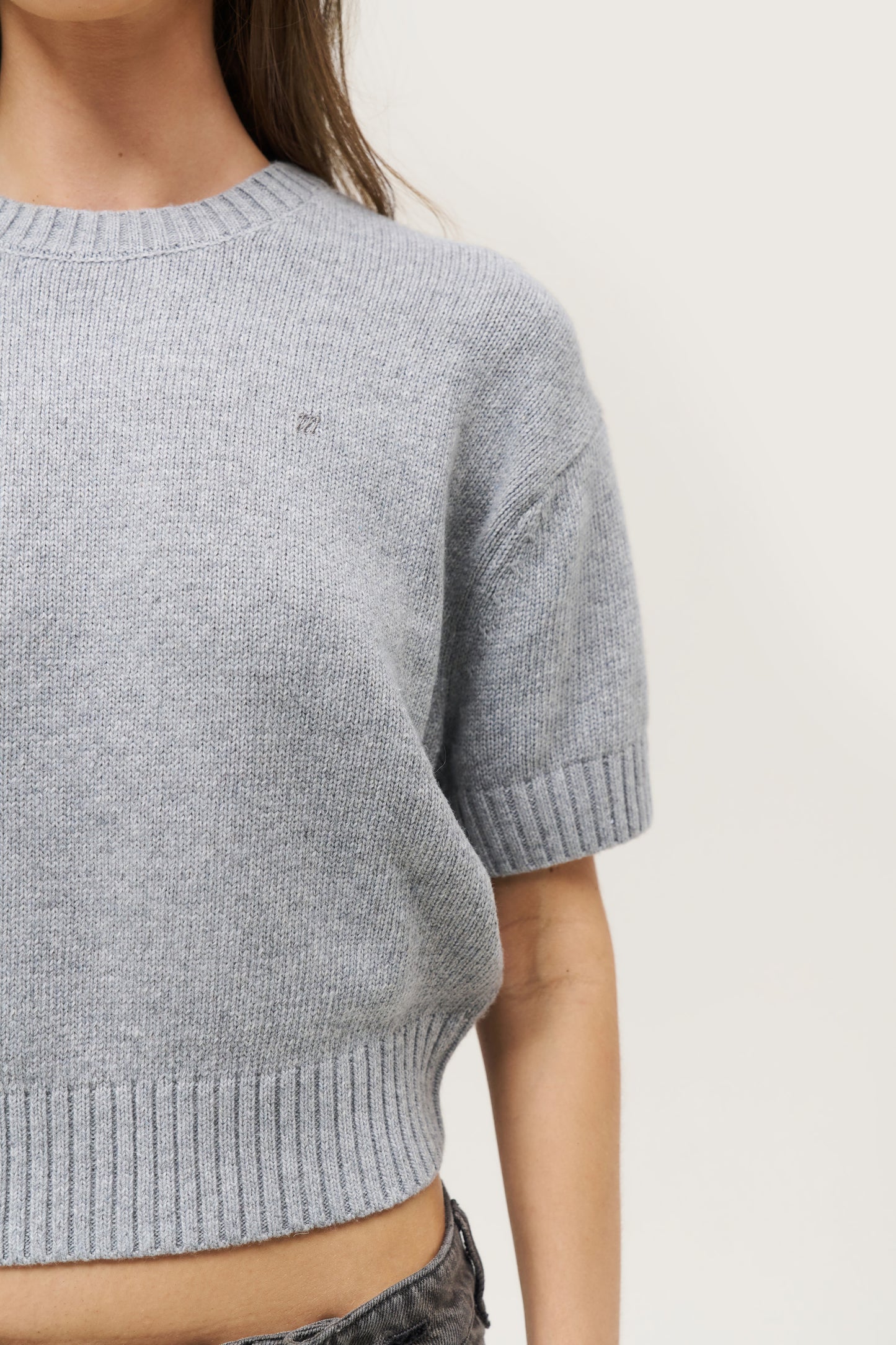 Sofia Knit Sweater - Grey