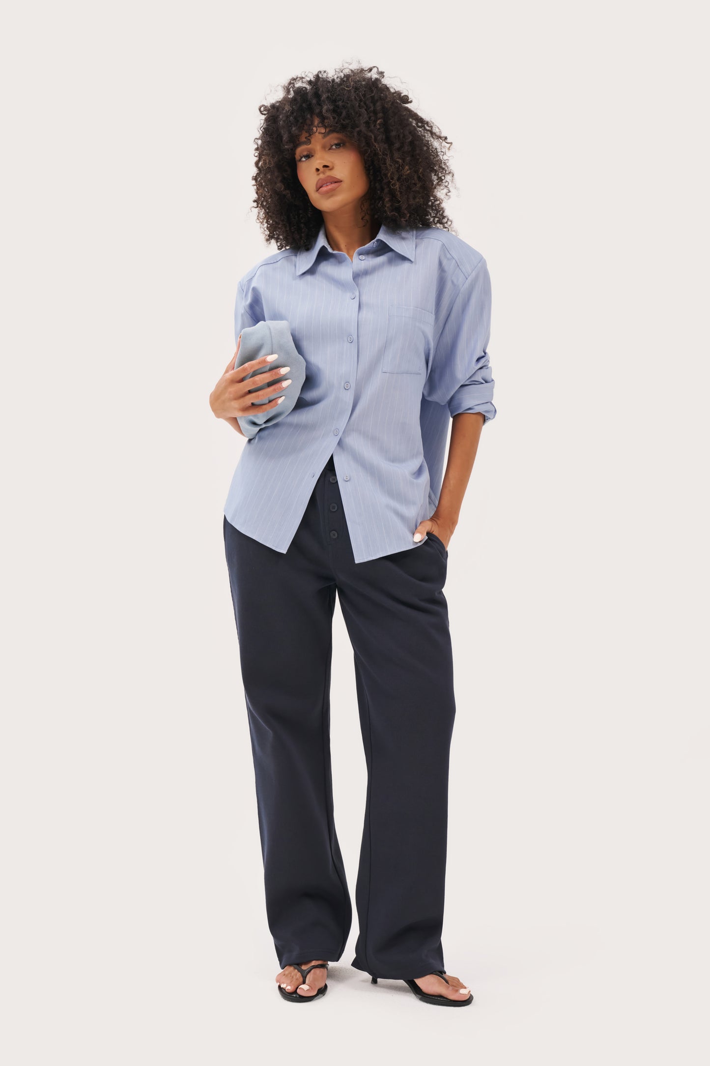 Daily Errands Straight Leg Joggers - Washed Navy