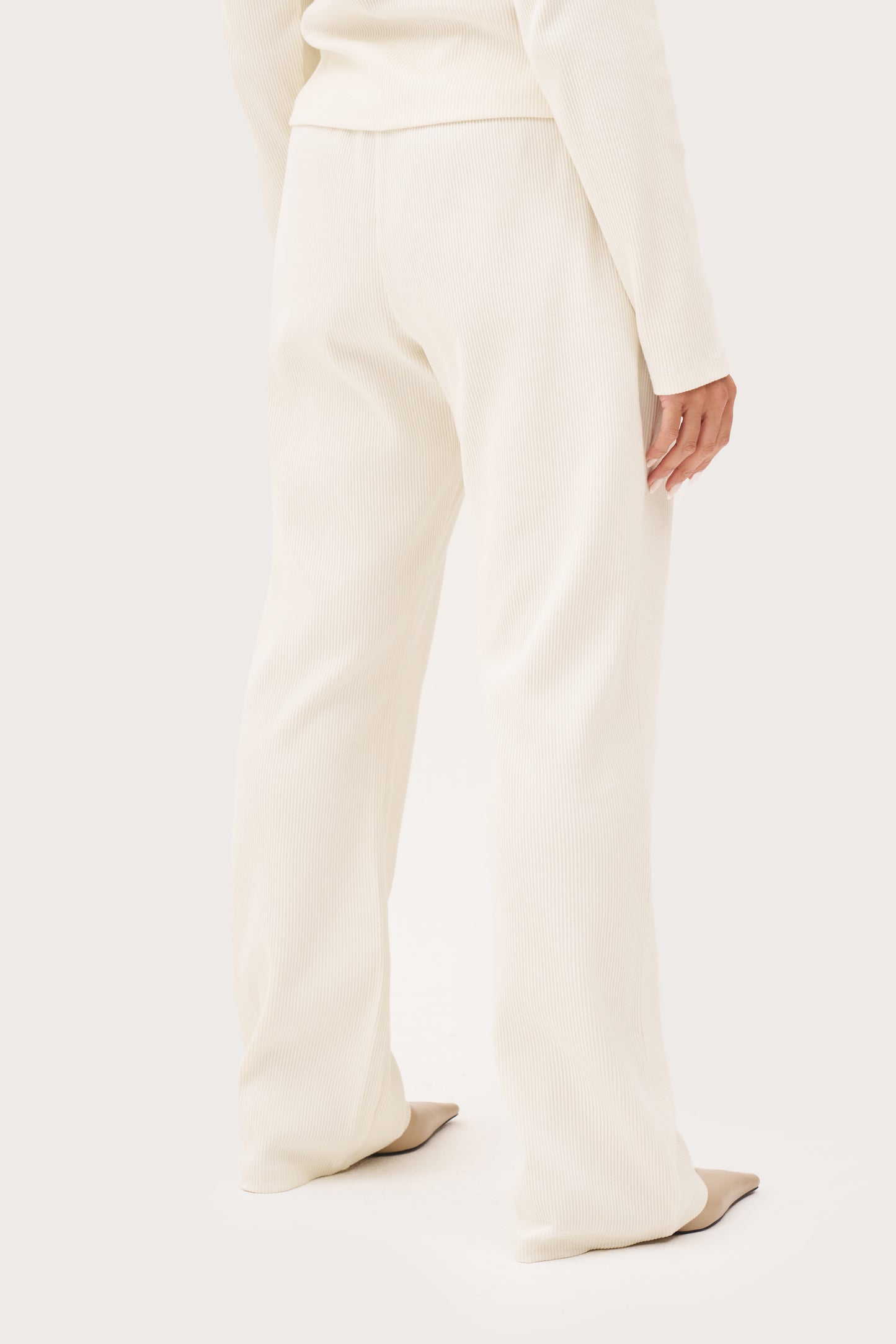 Awayday Pleated Pants - Cream