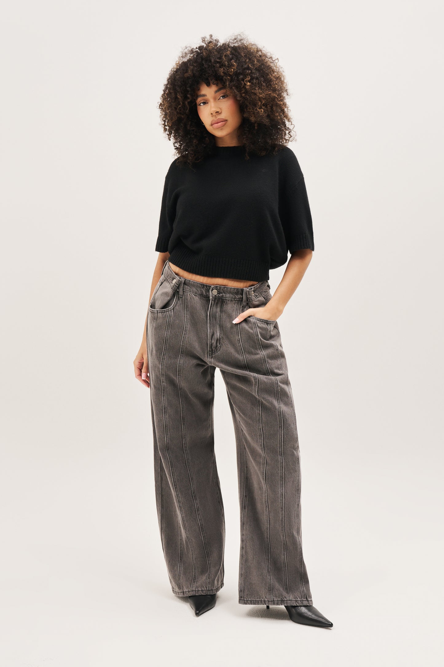 Sofia Knit Sweater - Black