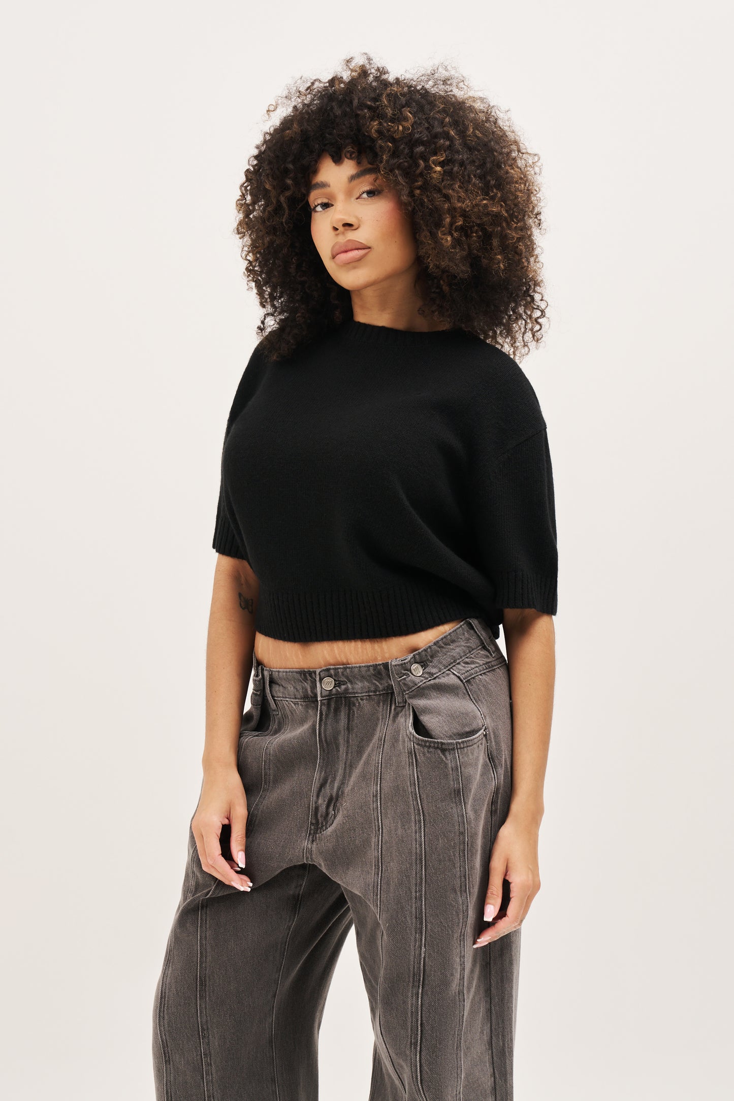 Sofia Knit Sweater - Black