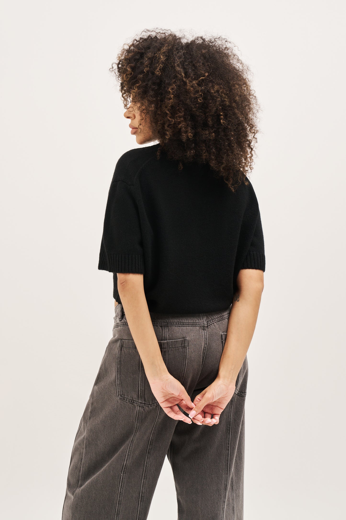 Sofia Knit Sweater - Black
