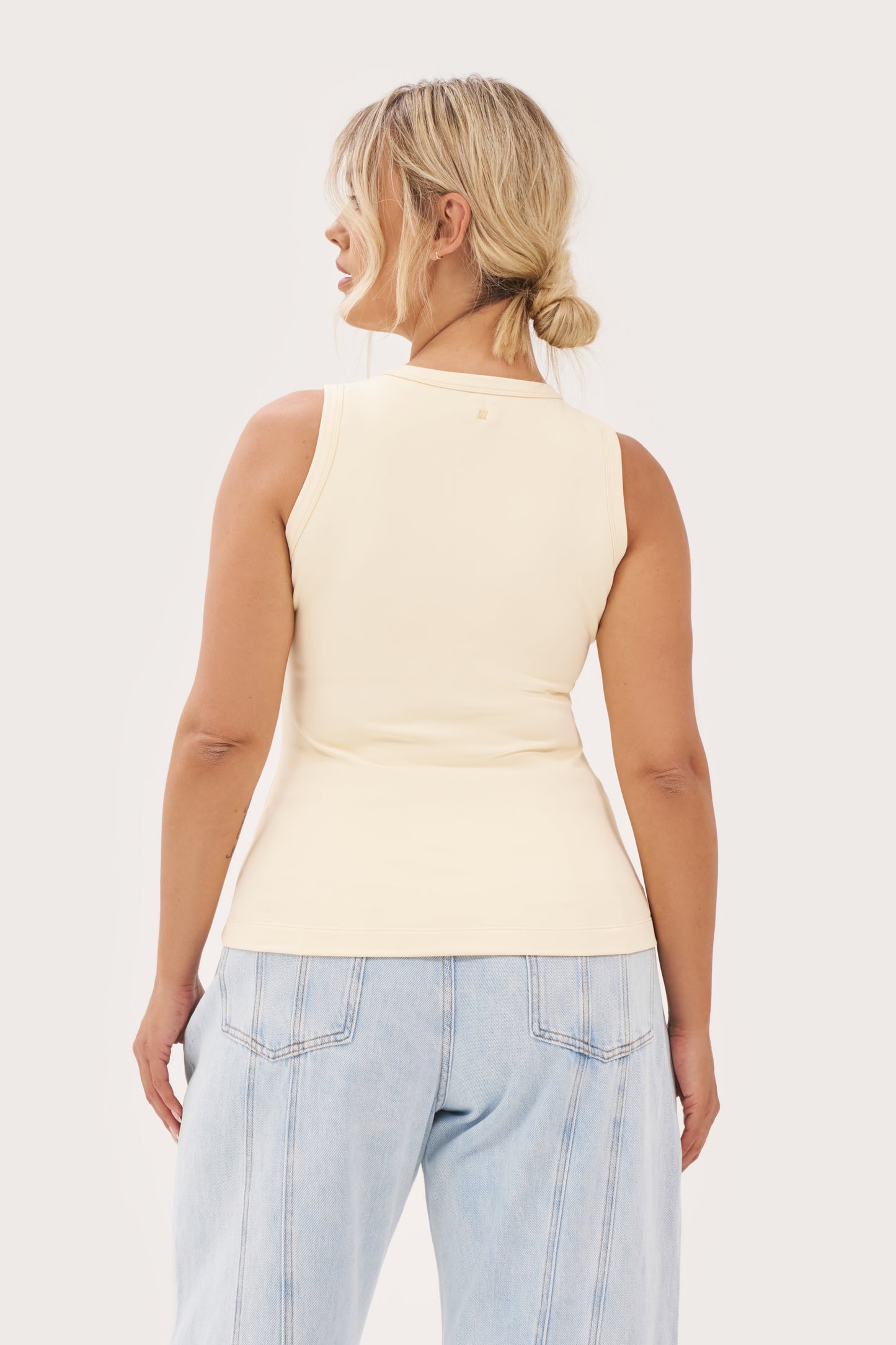 Contour Popper Top - Buttercream