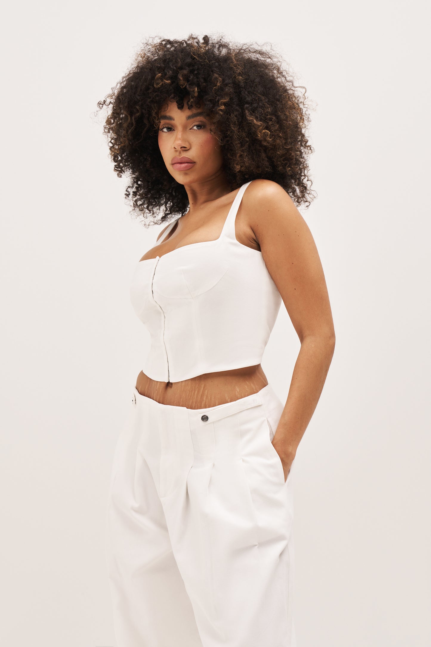 Dress Down Corset - Off White