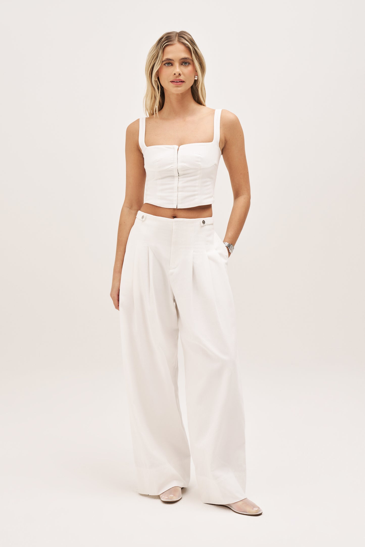 Dress Down Corset - Off White
