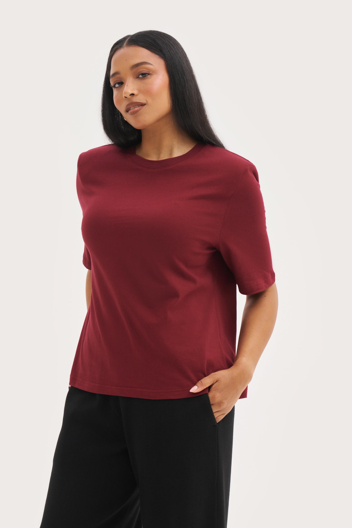 Power T-Shirt - Wine