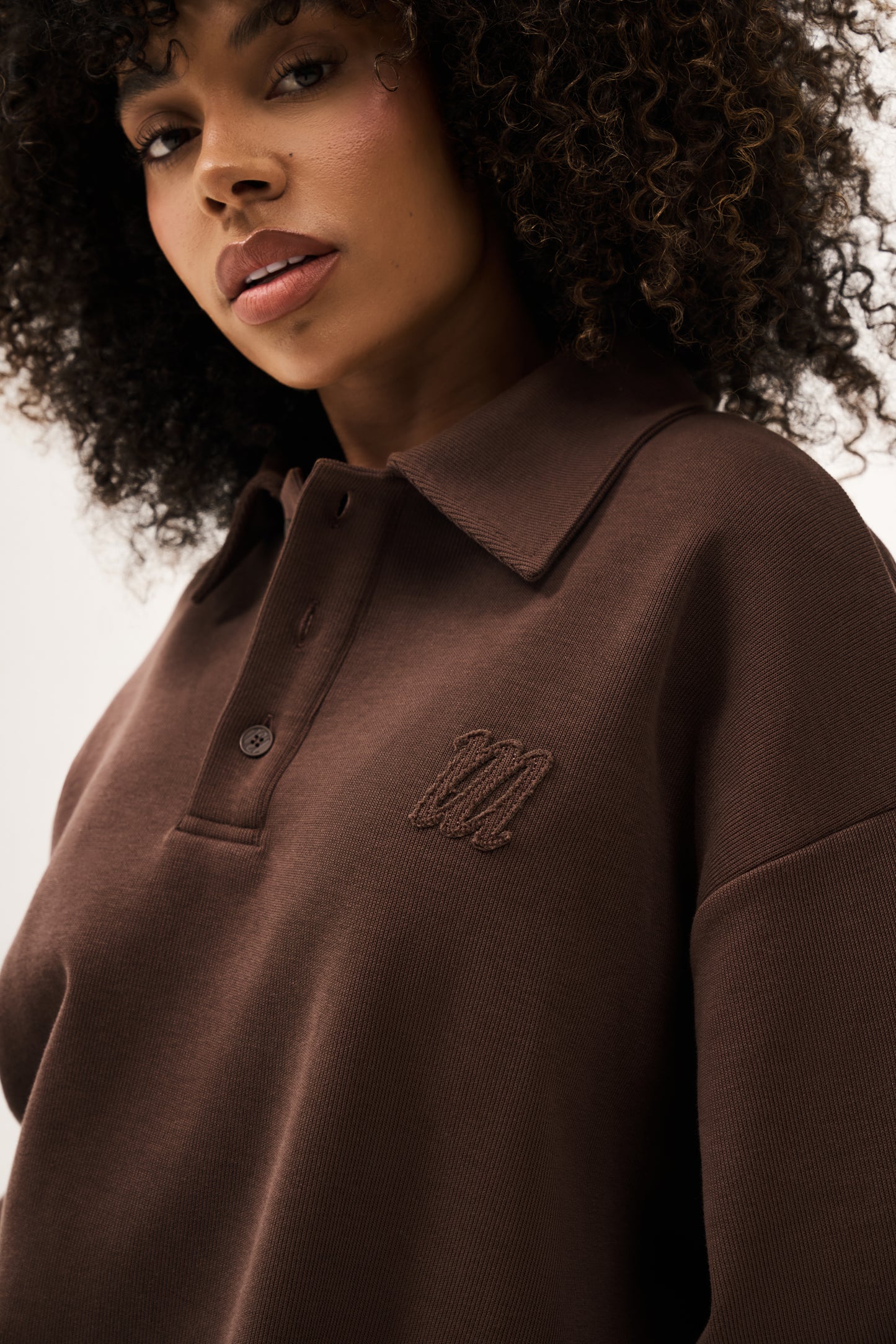 Daily Errands Collared Sweatshirt - Washed Mocha