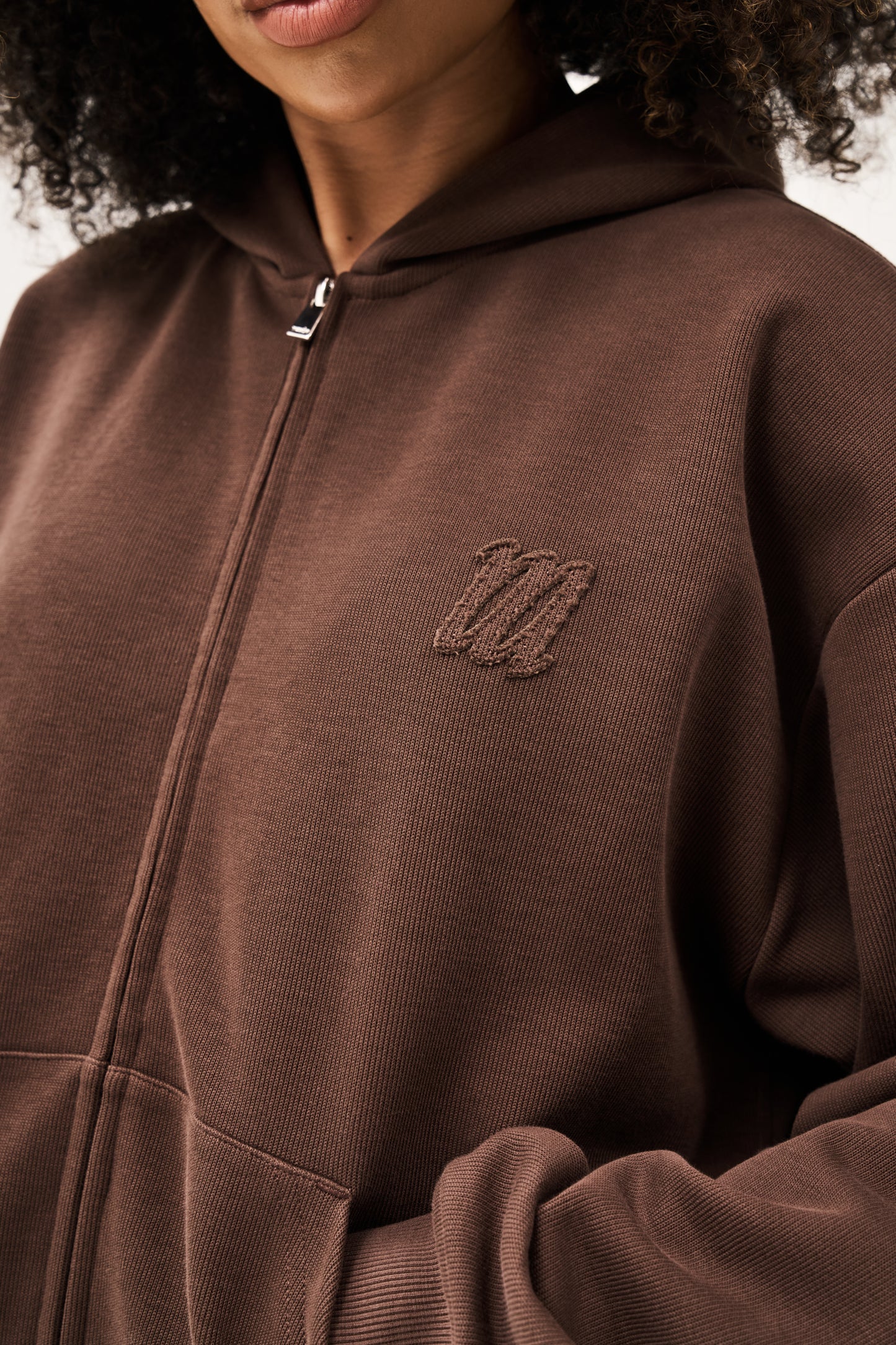 Daily Errands Mid Length Hoodie - Washed Mocha