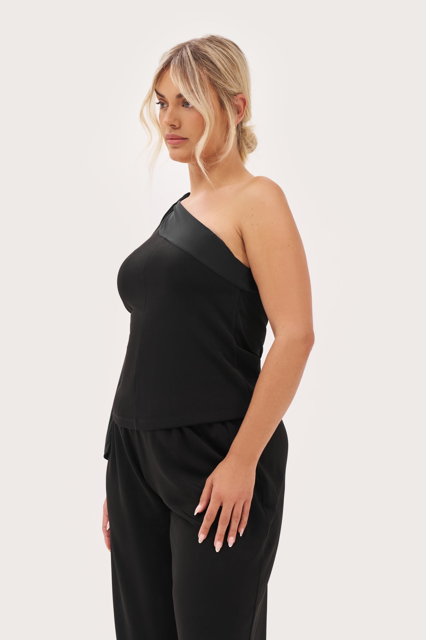 After Hours Halterneck Top - Black