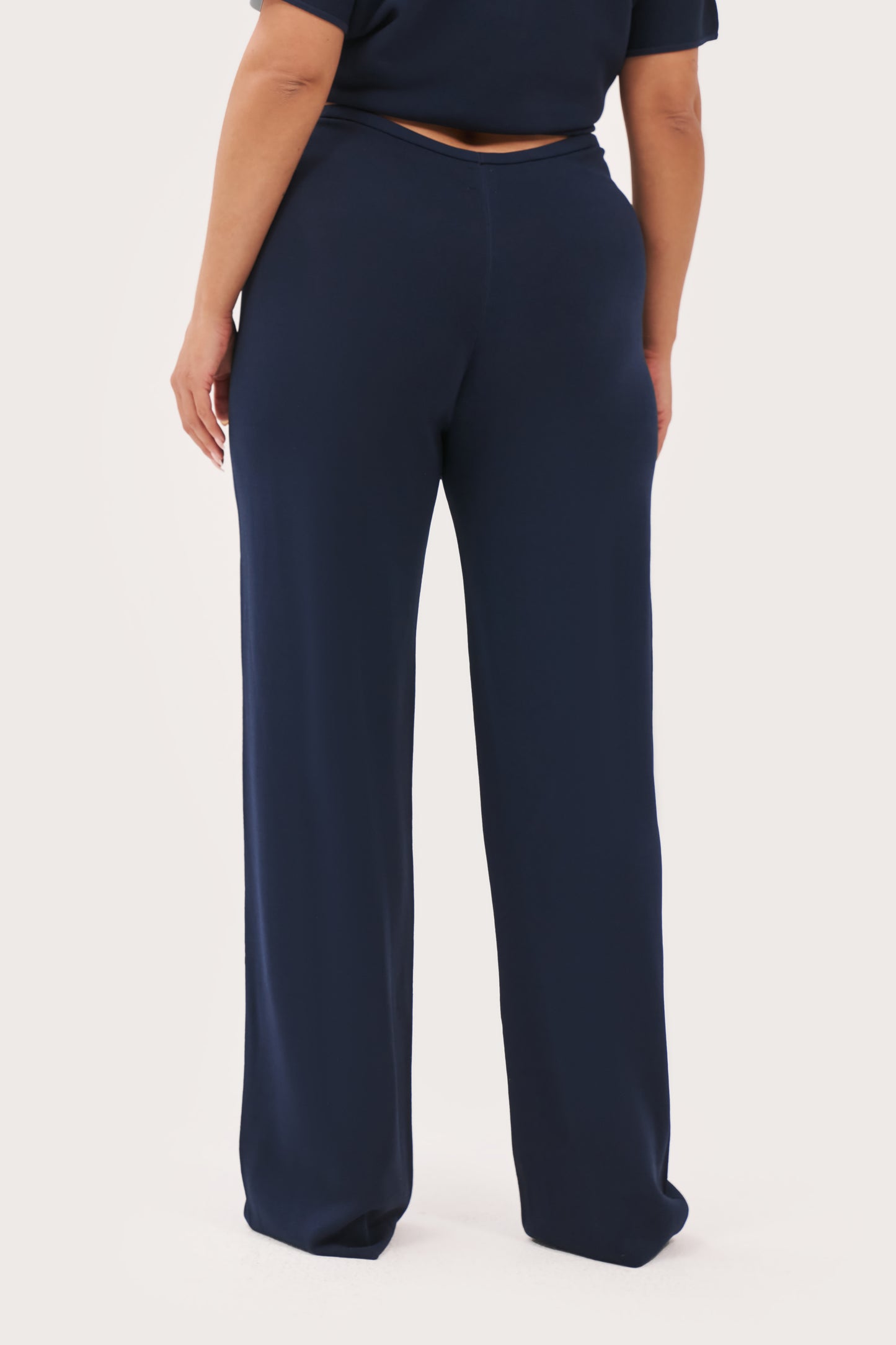 Cruise Fine Knit Pants - Navy