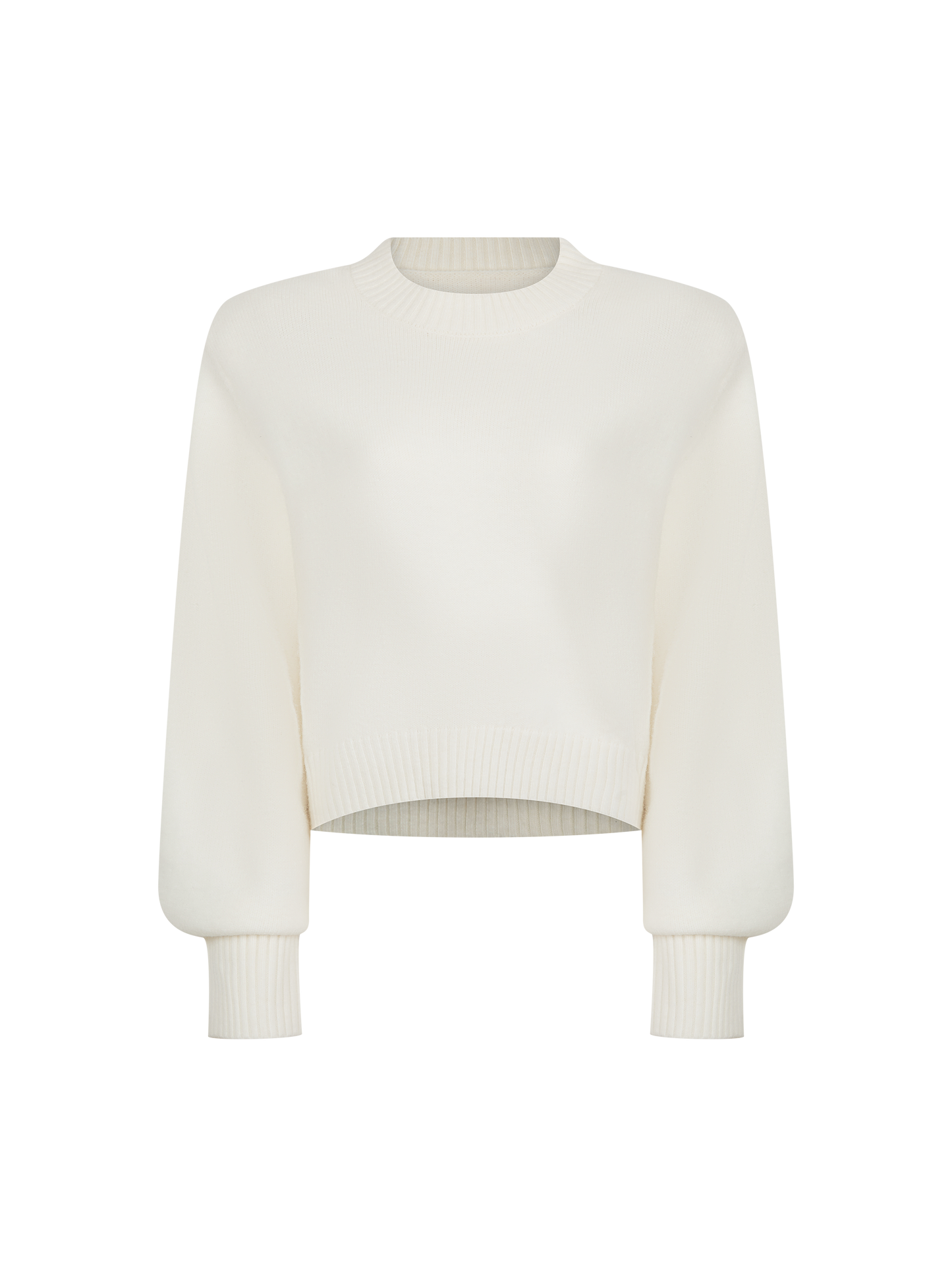 Power Knitted Sweater - Cream