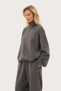 Rotation Jersey Knit Jumper - Dark Grey