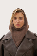 Knitted Snood - Brown