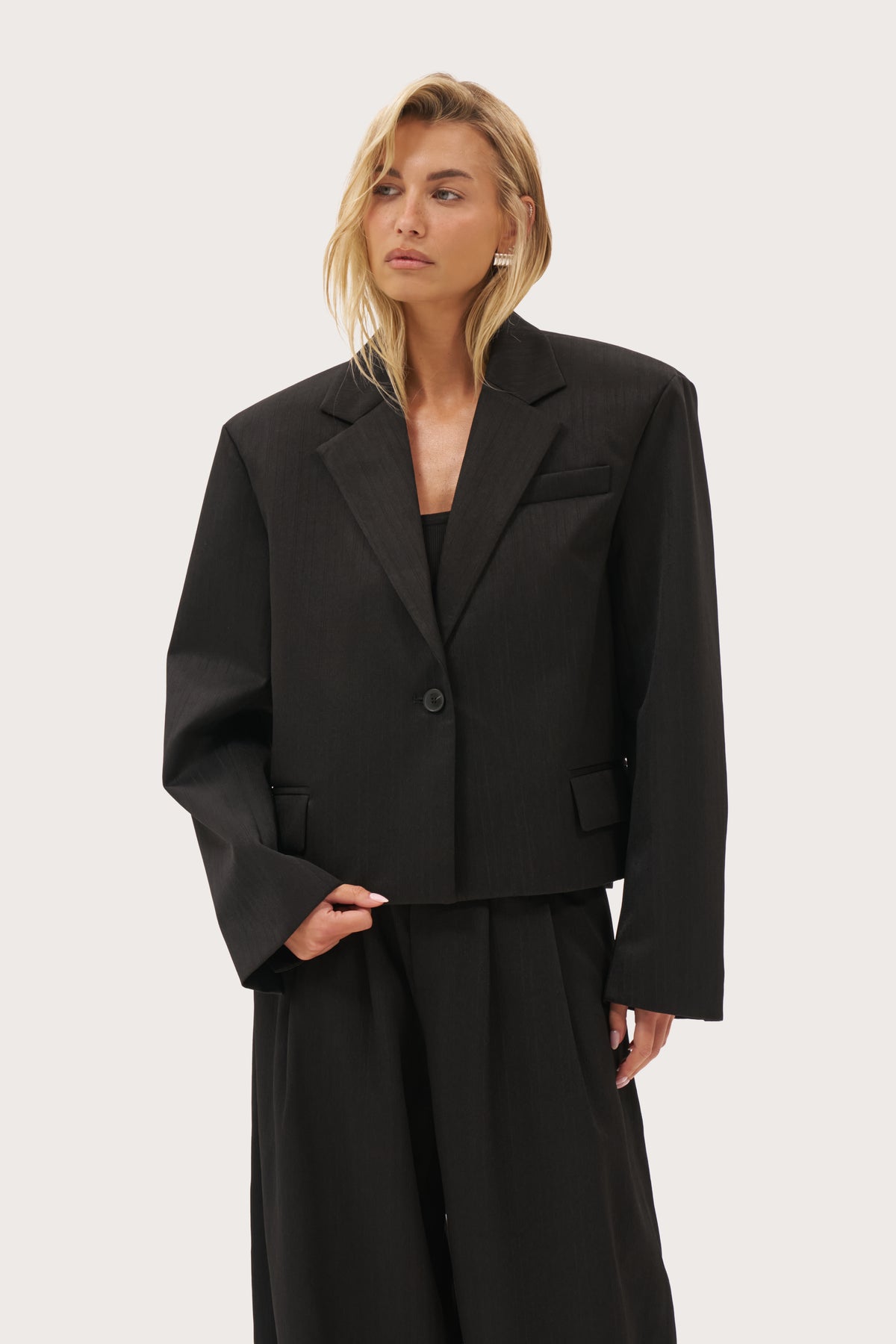 Boxy Blazer - Black