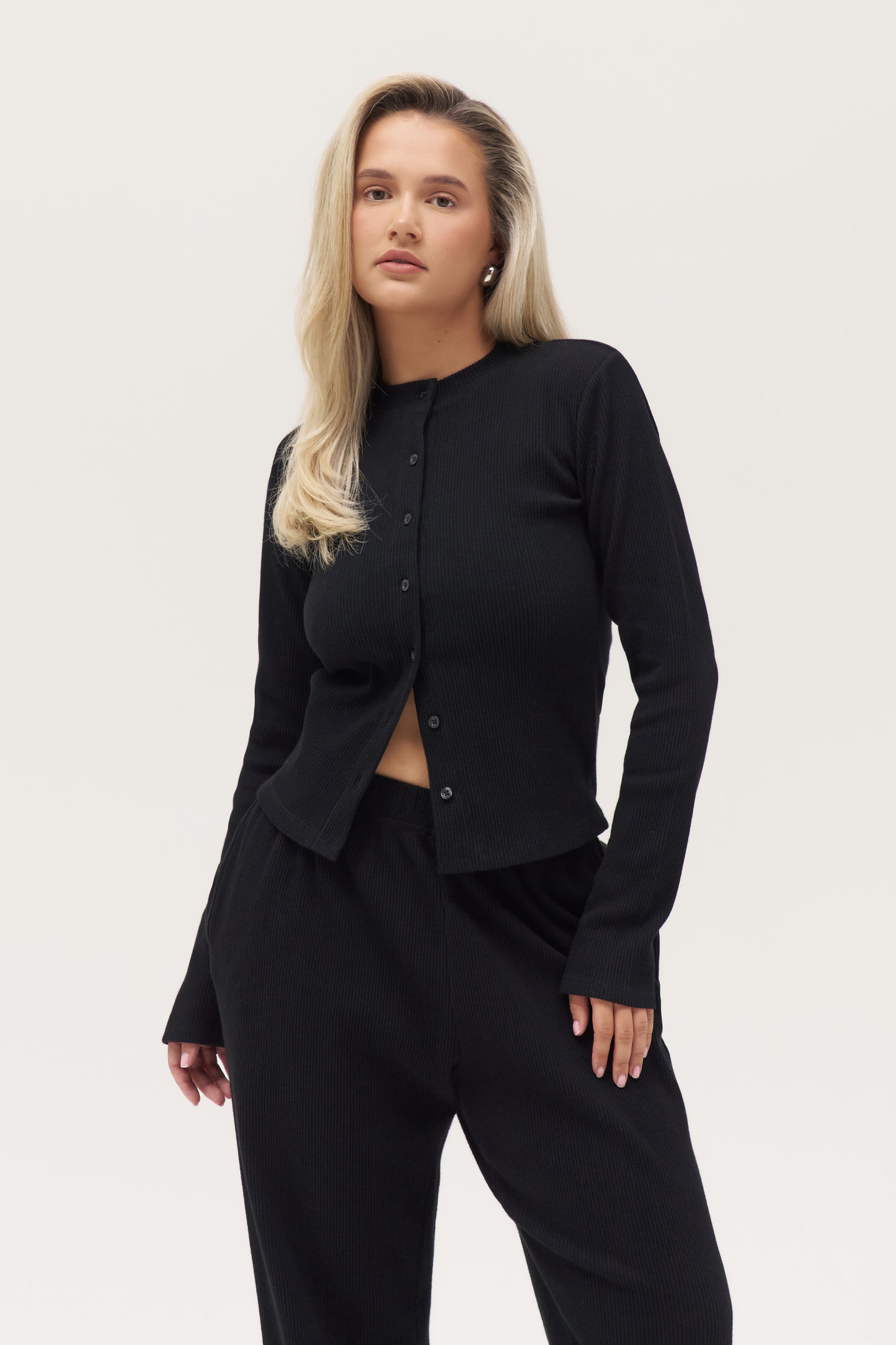 Awayday Pleated Top - Black