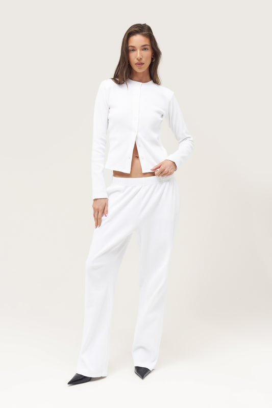 Awayday Pleated Pants - Off White