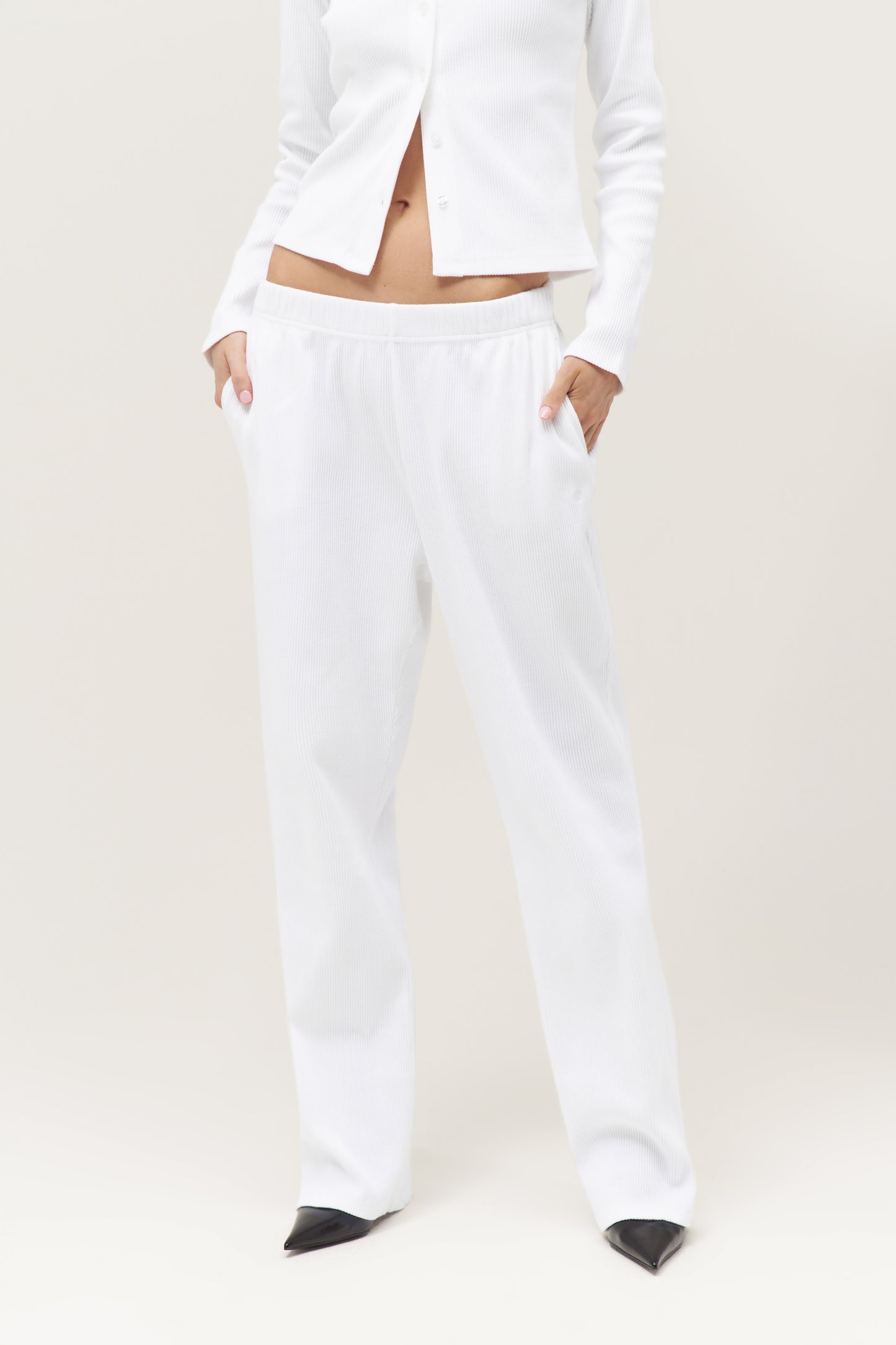 Awayday Pleated Pants - Off White