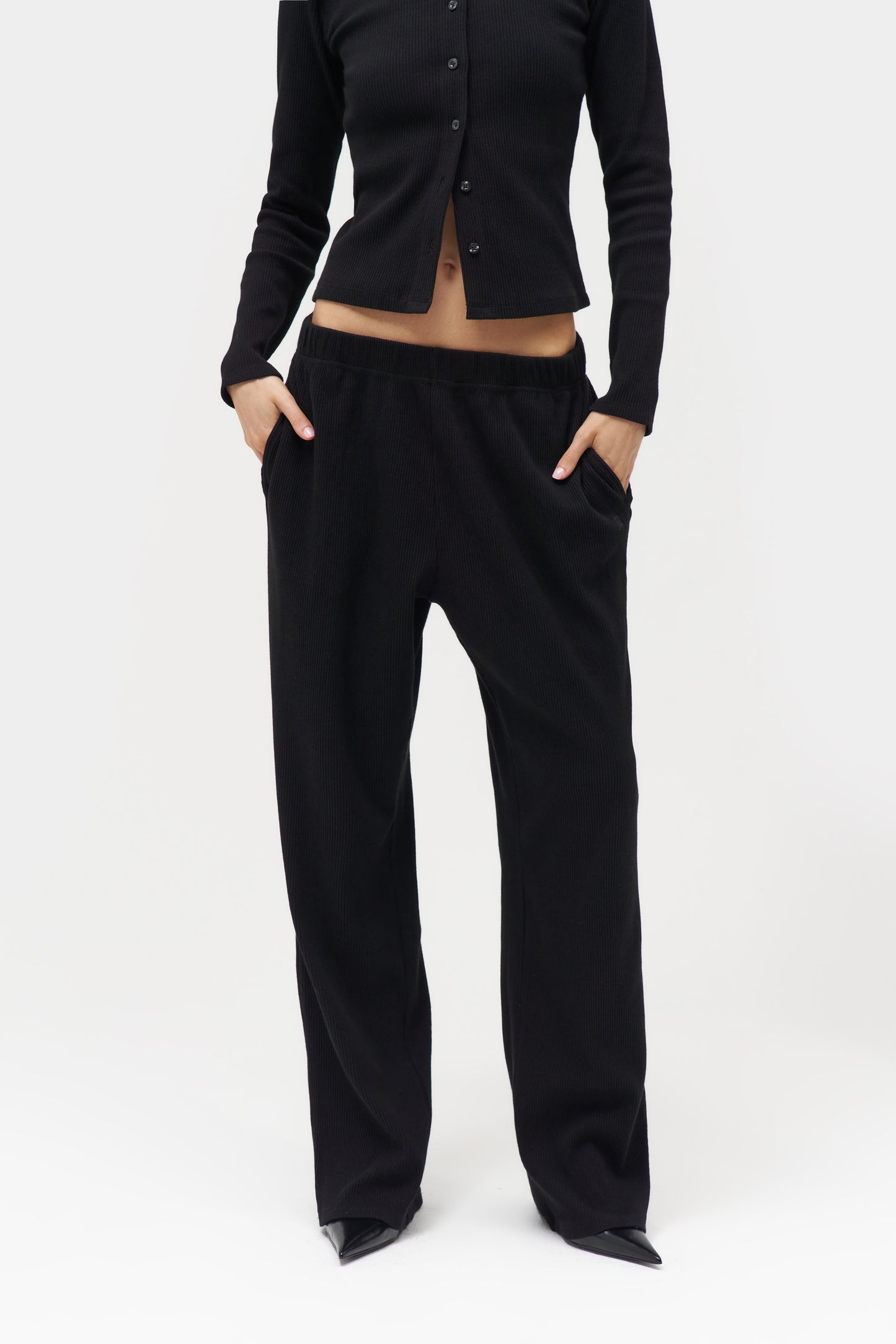 Awayday Pleated Pants - Black