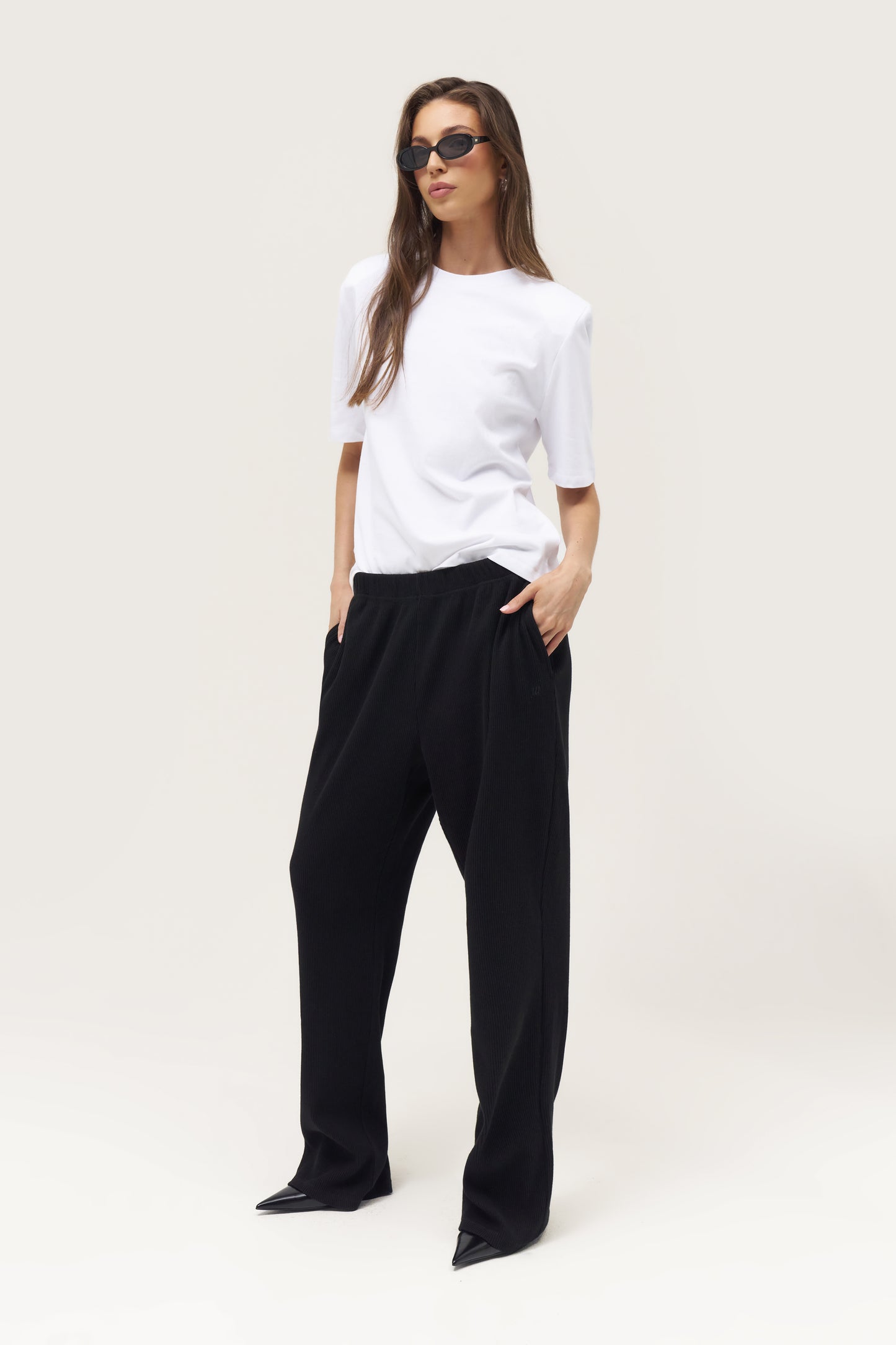 Awayday Pleated Pants - Black