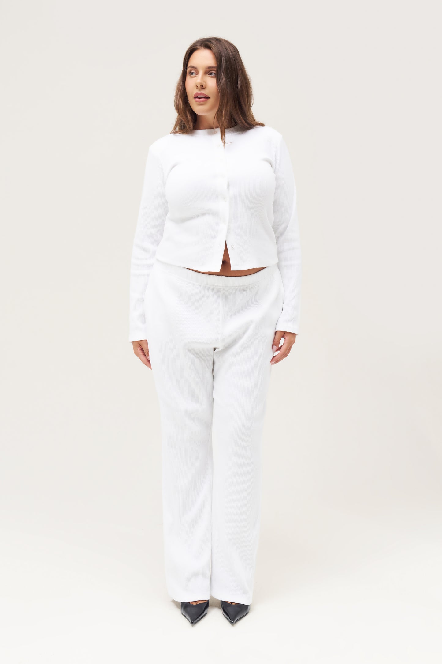 Awayday Pleated Top - Off White