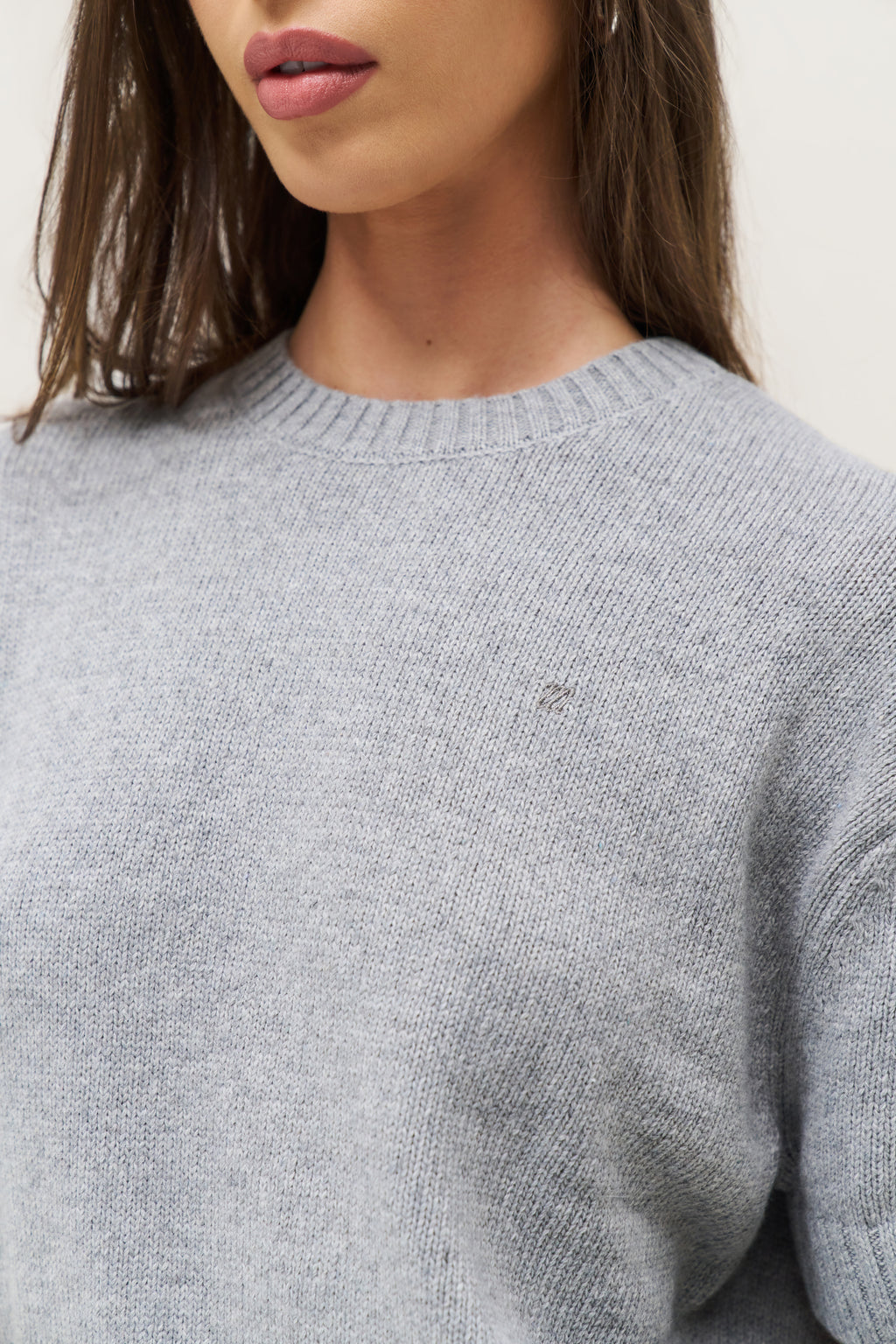 Sofia Knit Sweater - Grey