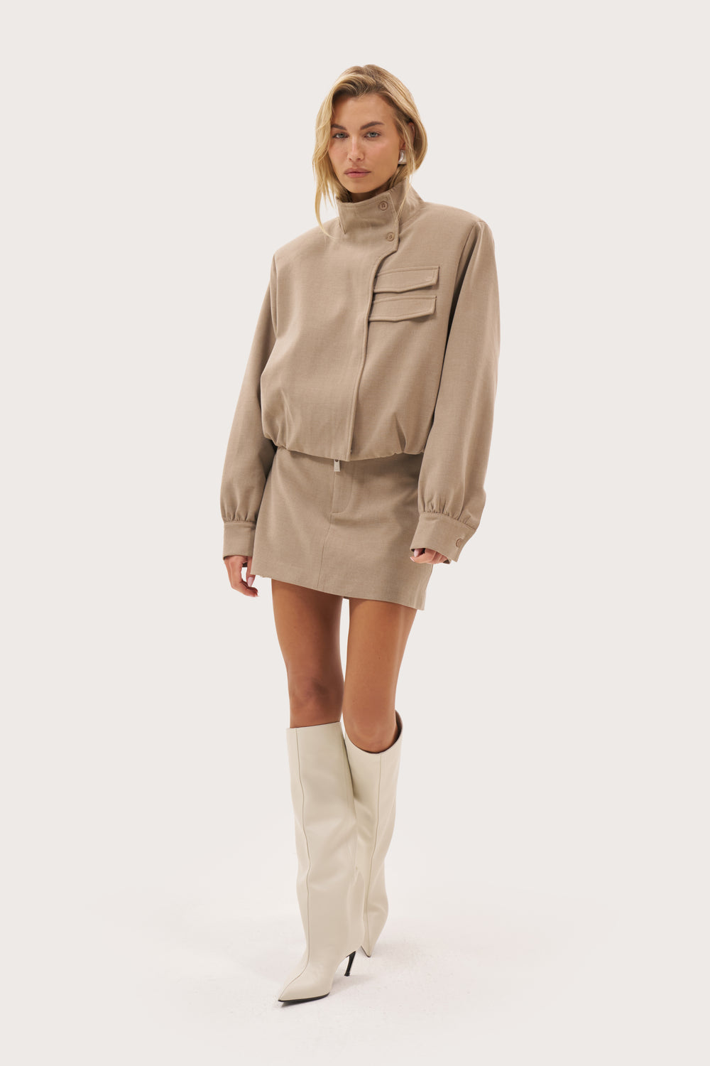 Accord Tailored Jacket - Stone