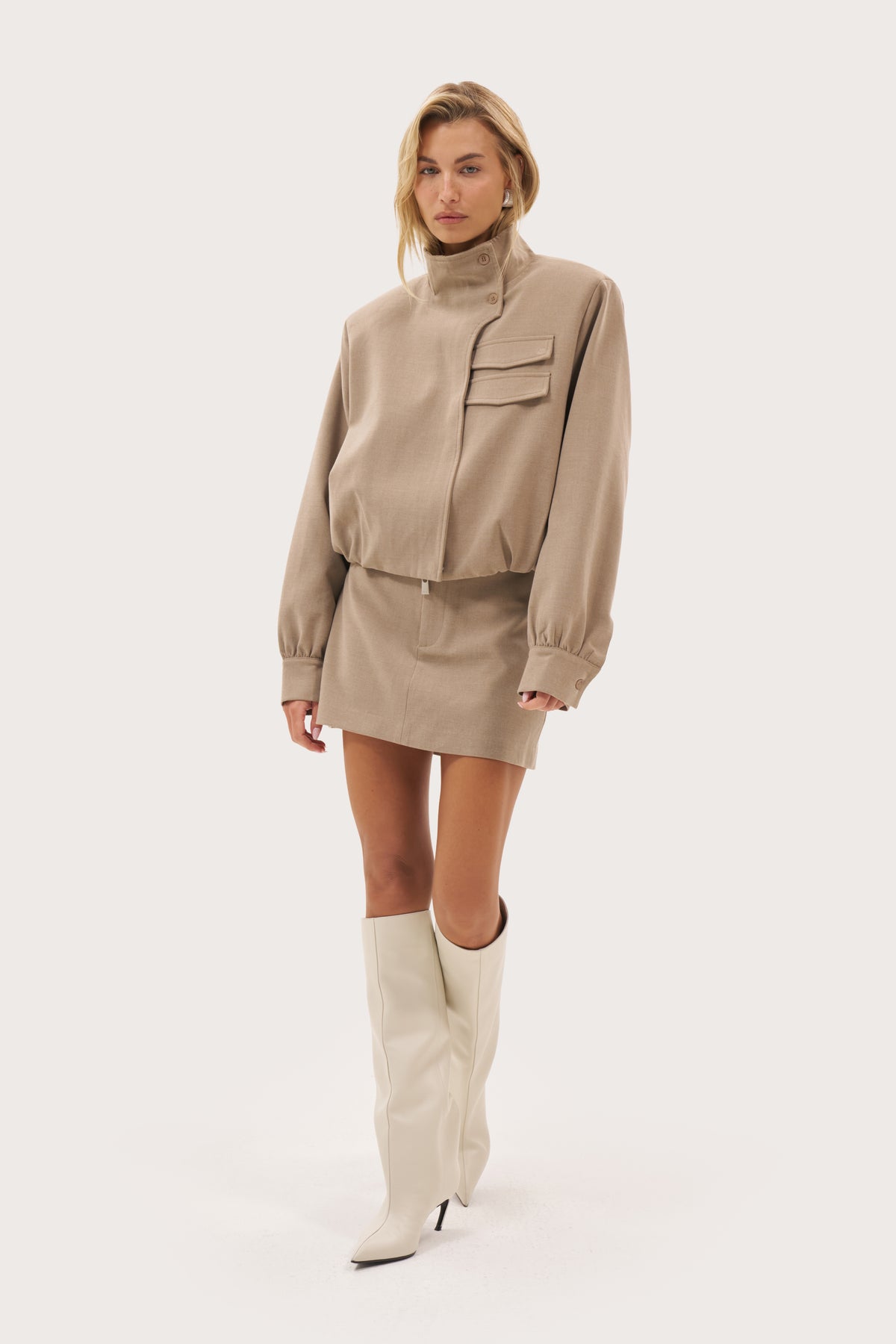 Accord Tailored Jacket - Stone