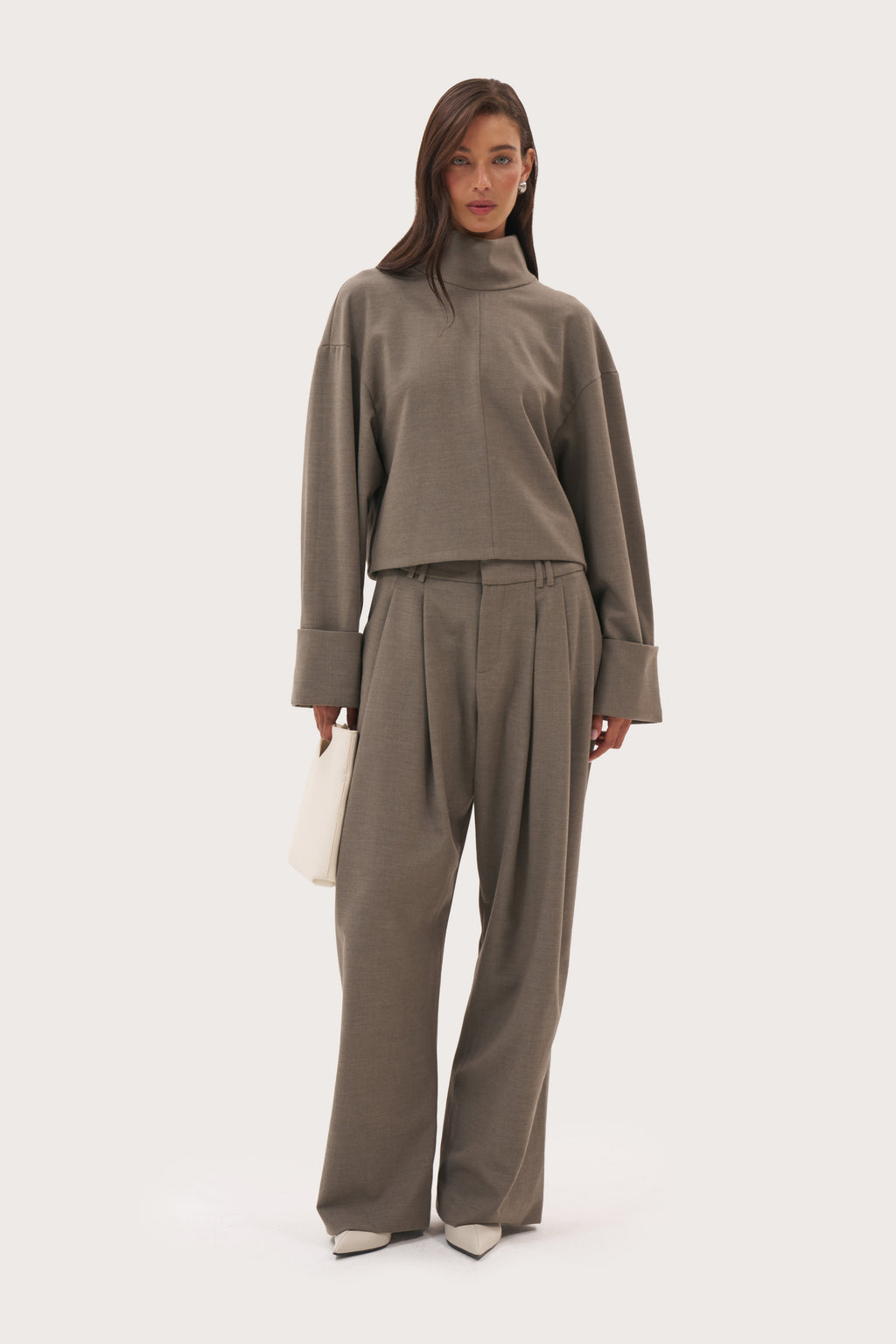 Solene Top - Taupe
