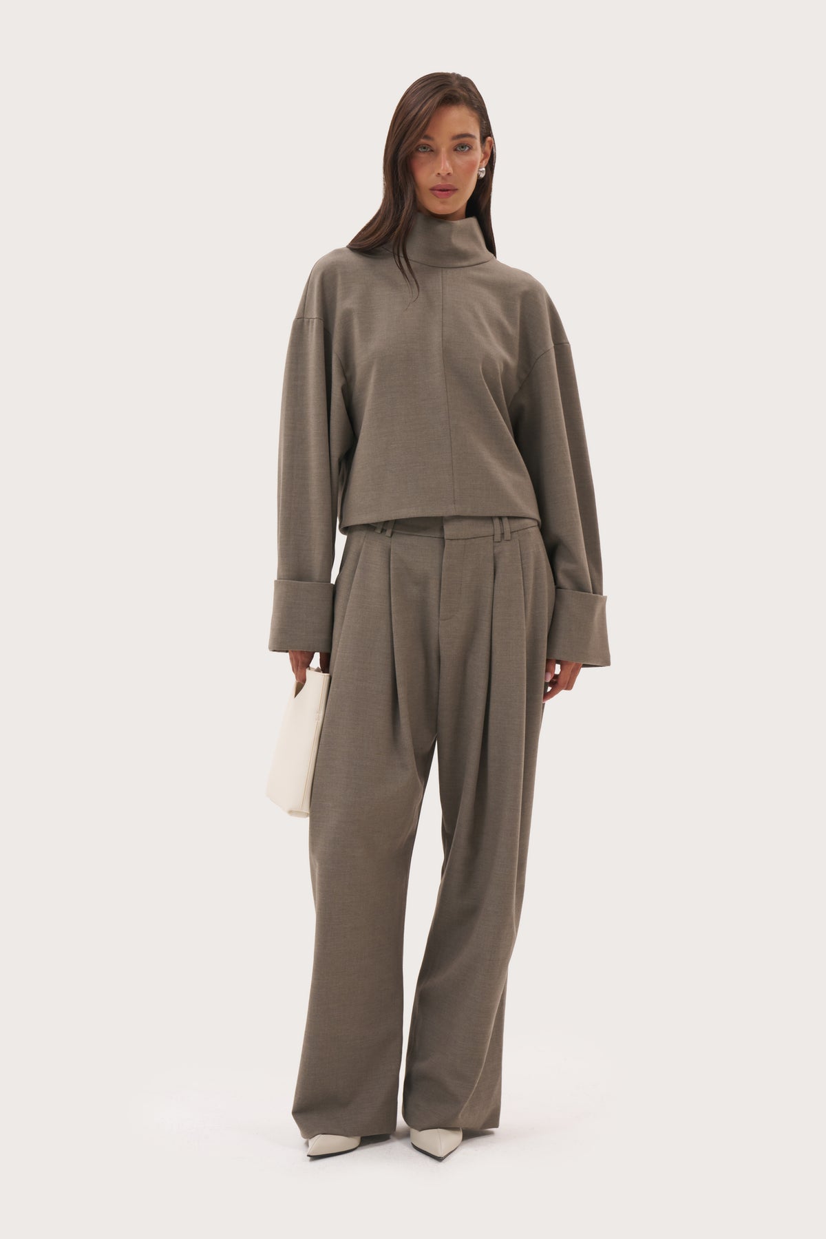 Solene Top - Taupe
