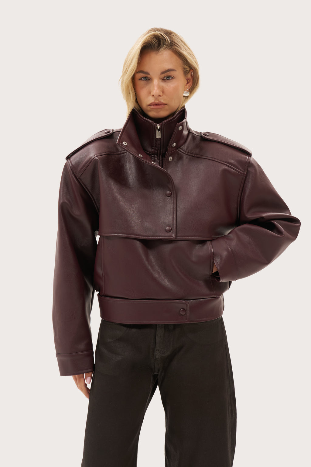Mulberry Overhead Jacket - Burgundy