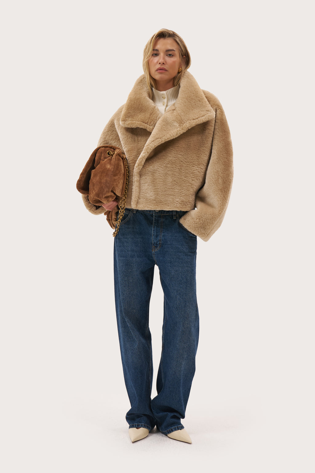 Sorrel Fur Jacket - Beige