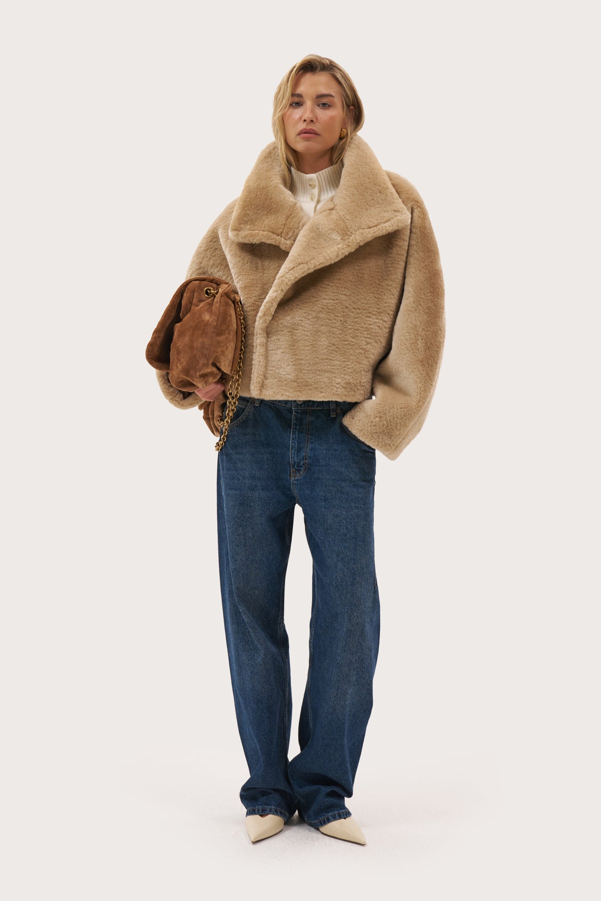 Sorrel Fur Jacket - Beige