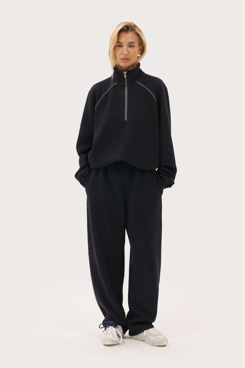 Rotation Jersey Knit Jumper - Navy