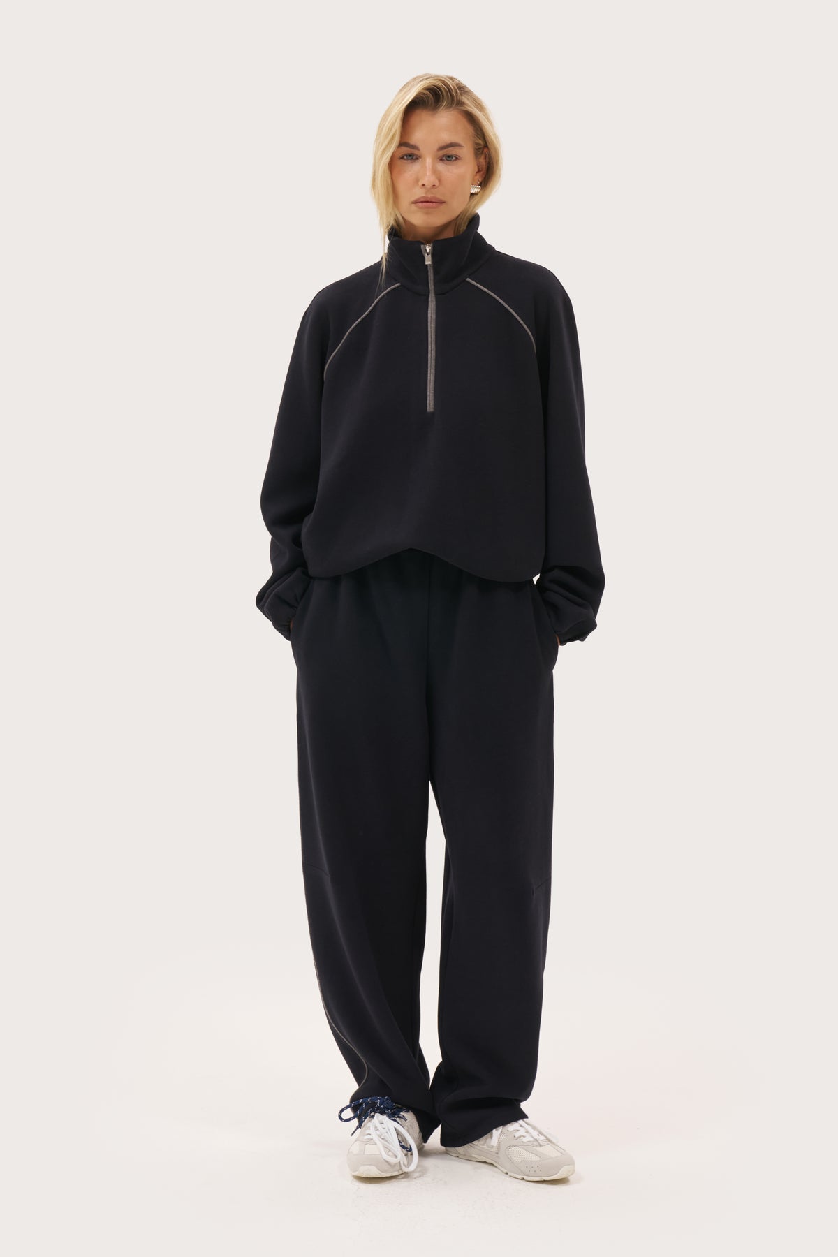 Rotation Jersey Knit Jumper - Navy