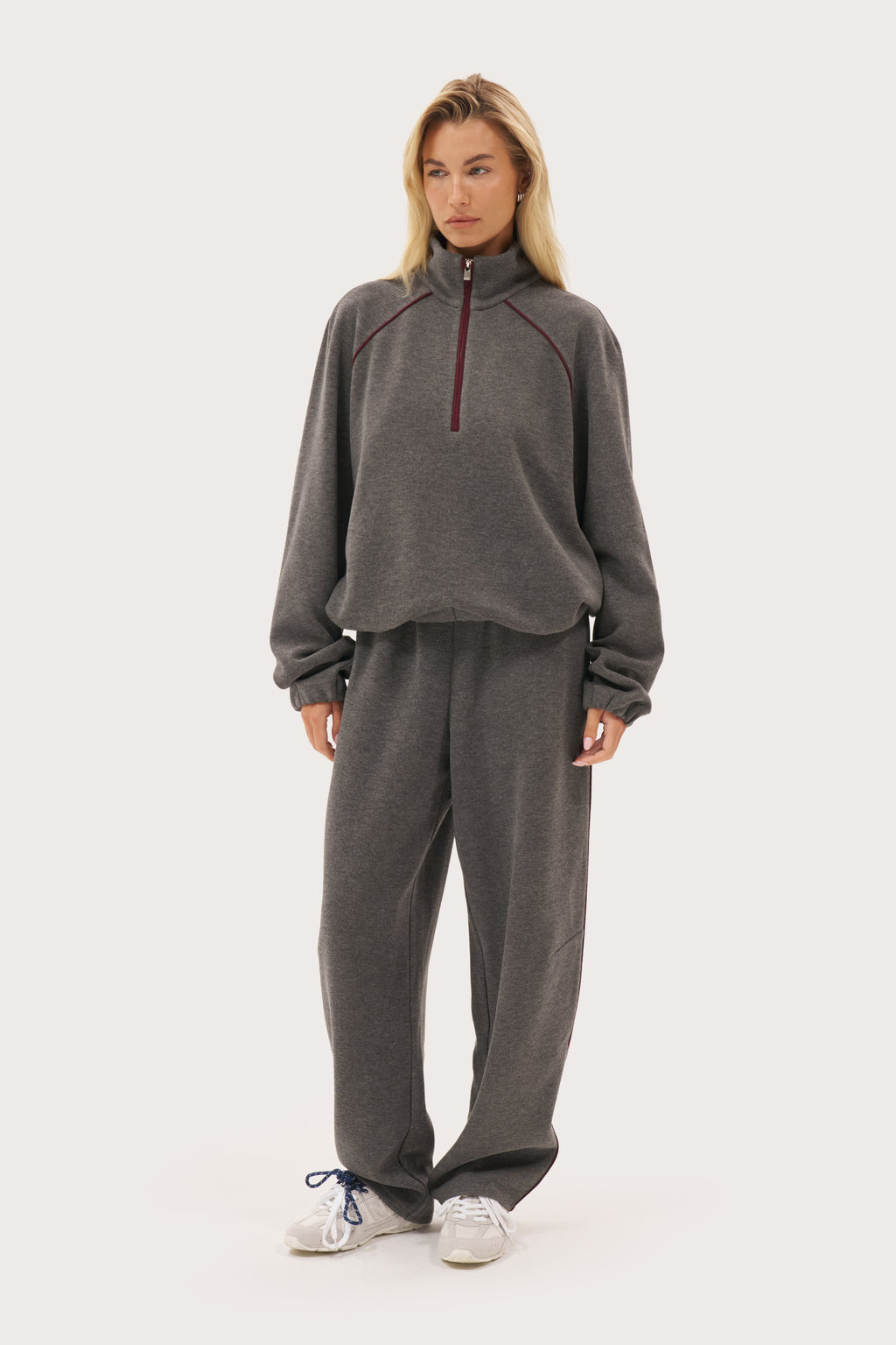 Rotation Jersey Knit Jumper - Dark Grey