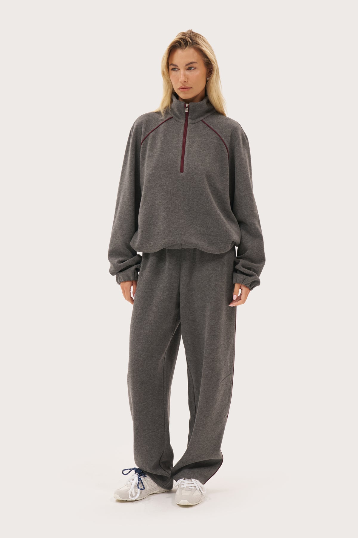 Rotation Jersey Knit Jumper - Dark Grey