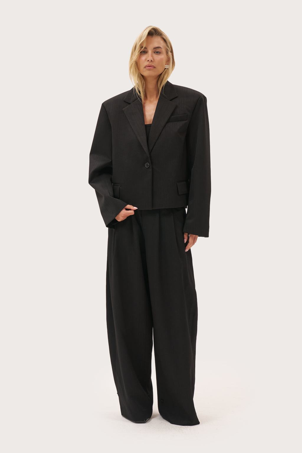 Boxy Blazer - Black