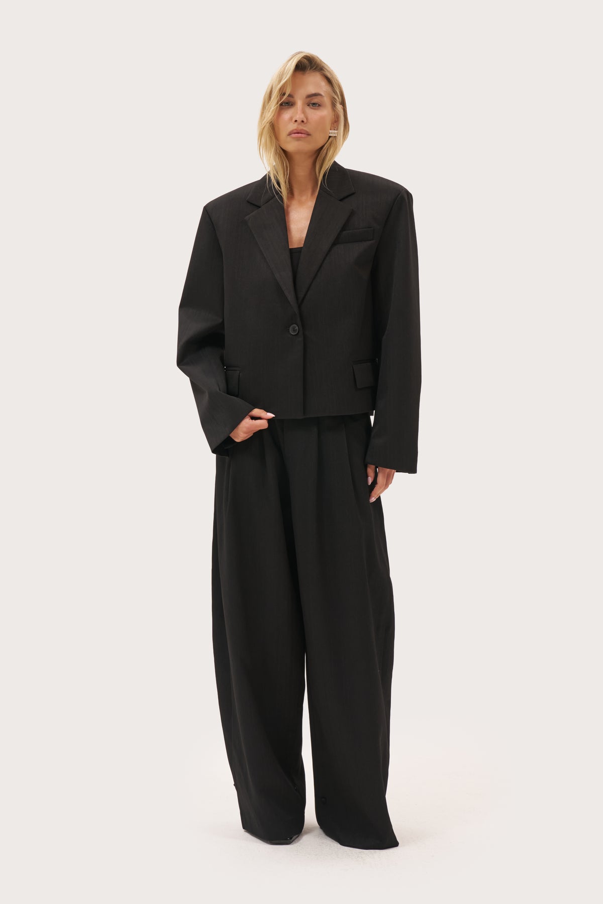 Boxy Blazer - Black