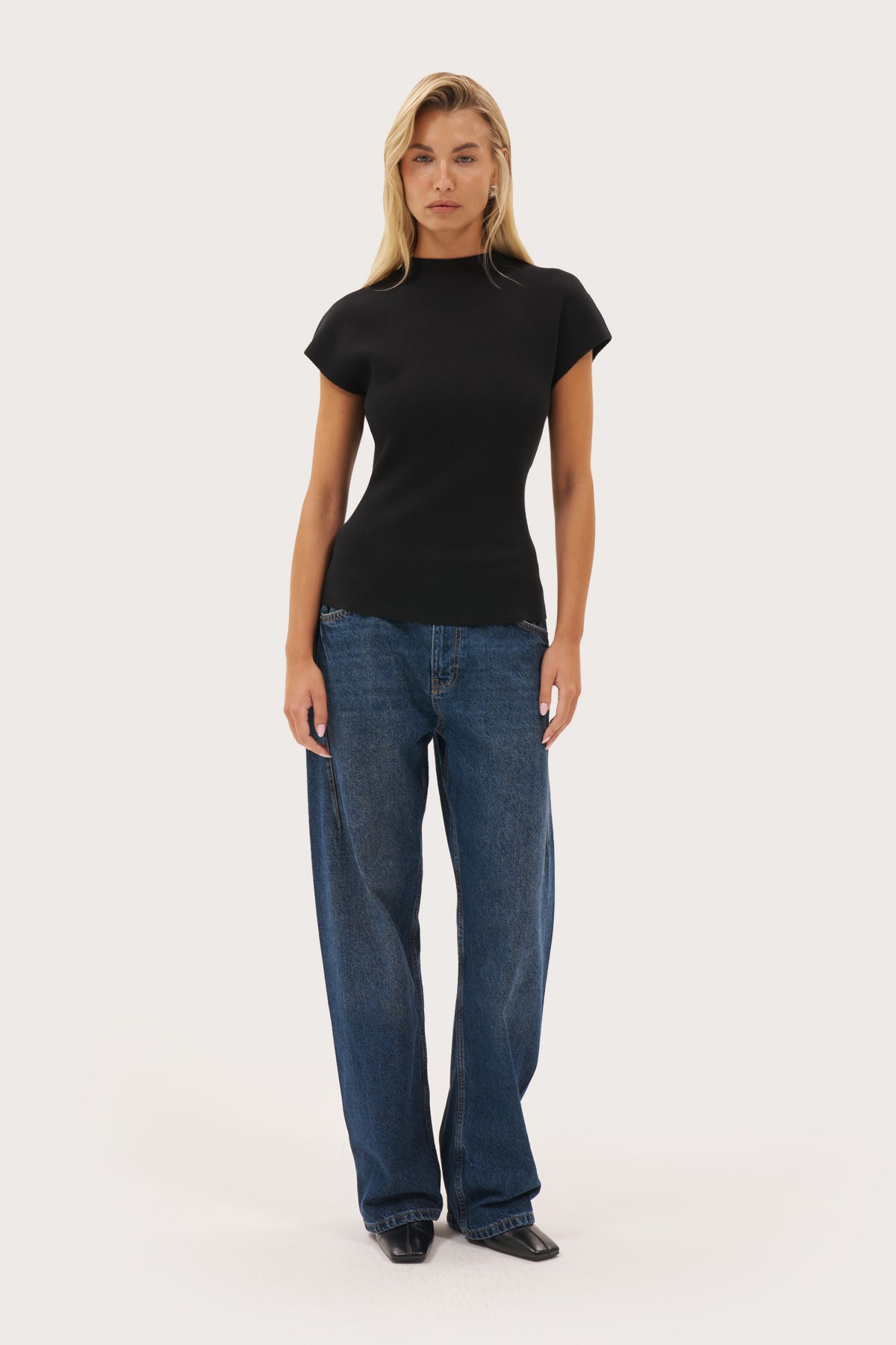 Simplicity Knit Top - Black