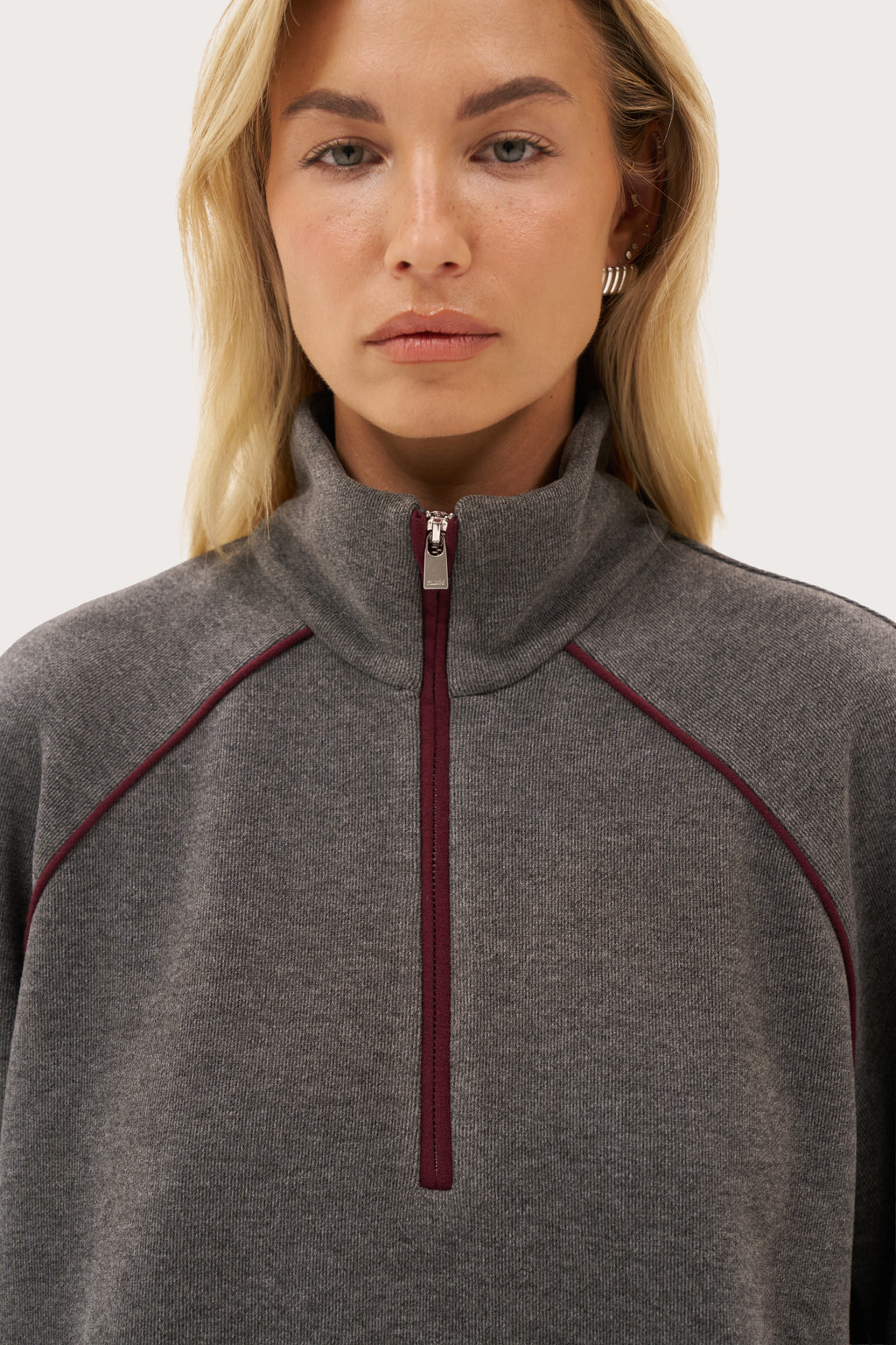 Rotation Jersey Knit Jumper - Dark Grey