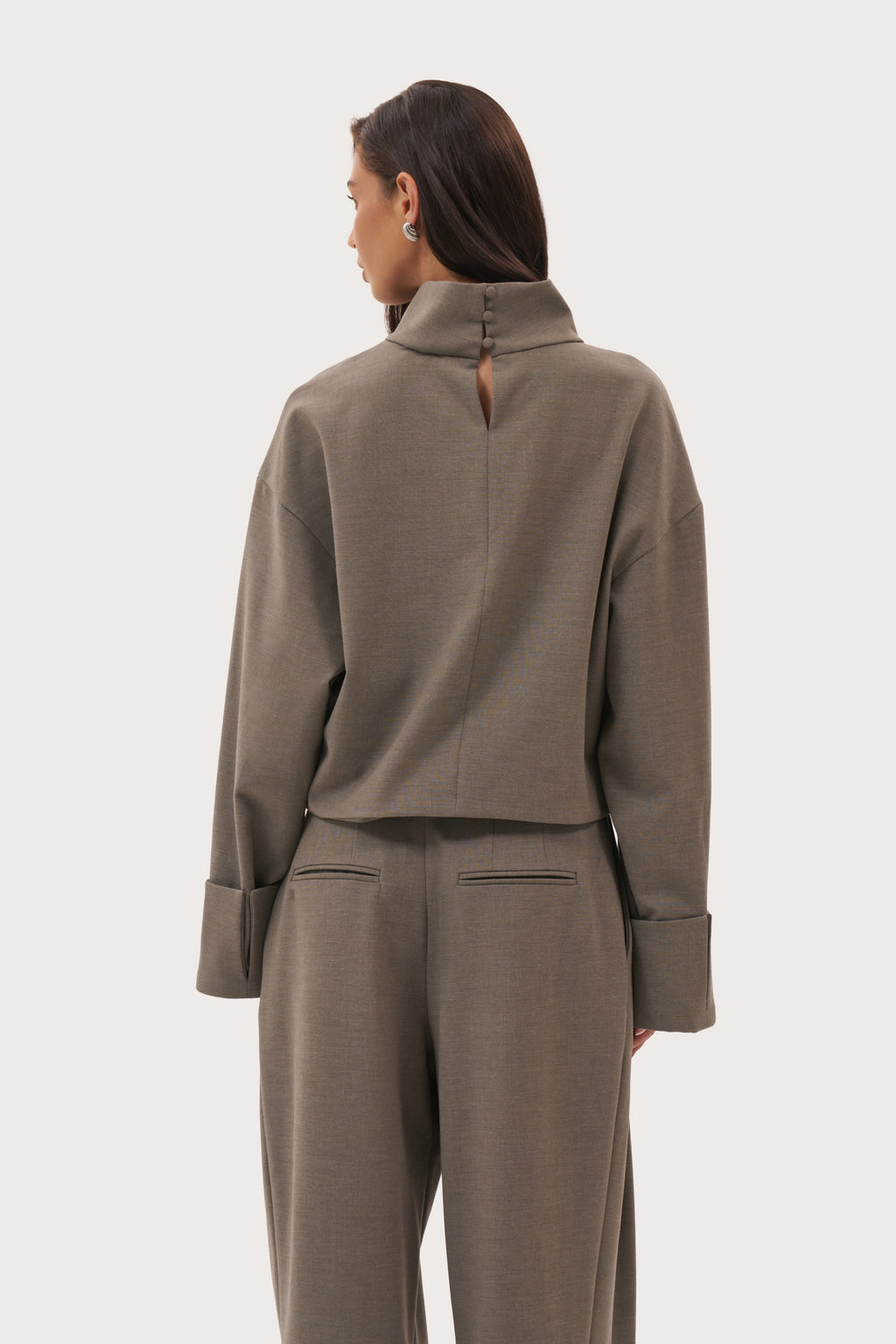 Solene Top - Taupe