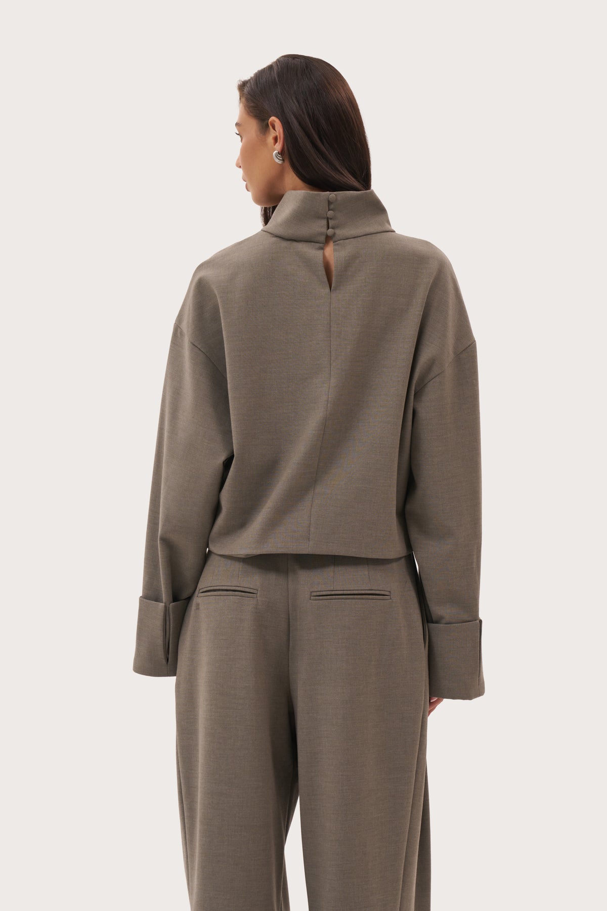 Solene Top - Taupe