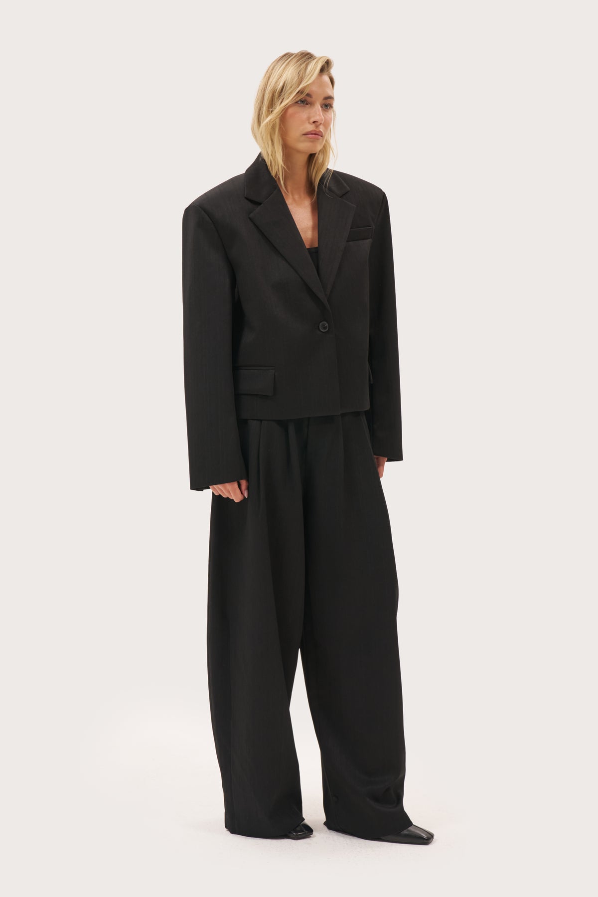 Boxy Blazer - Black