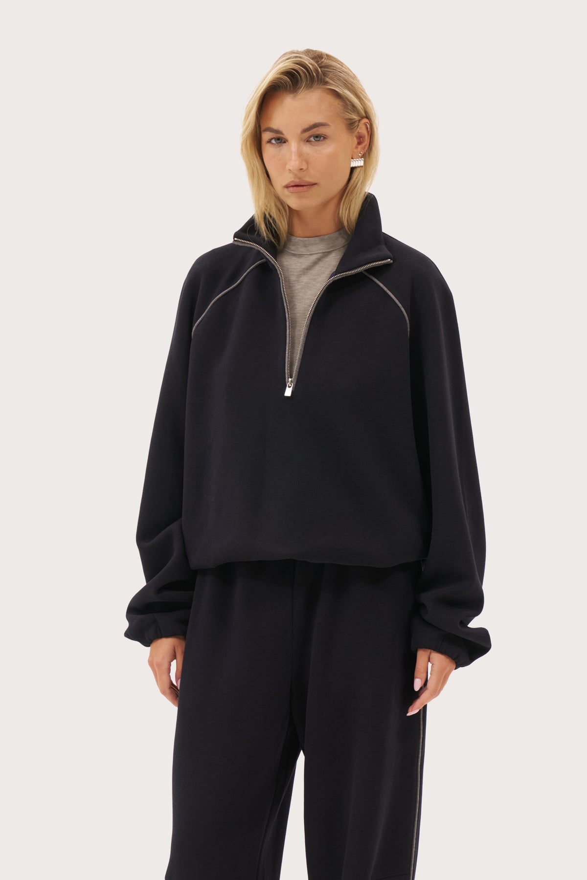 Rotation Jersey Knit Jumper - Navy