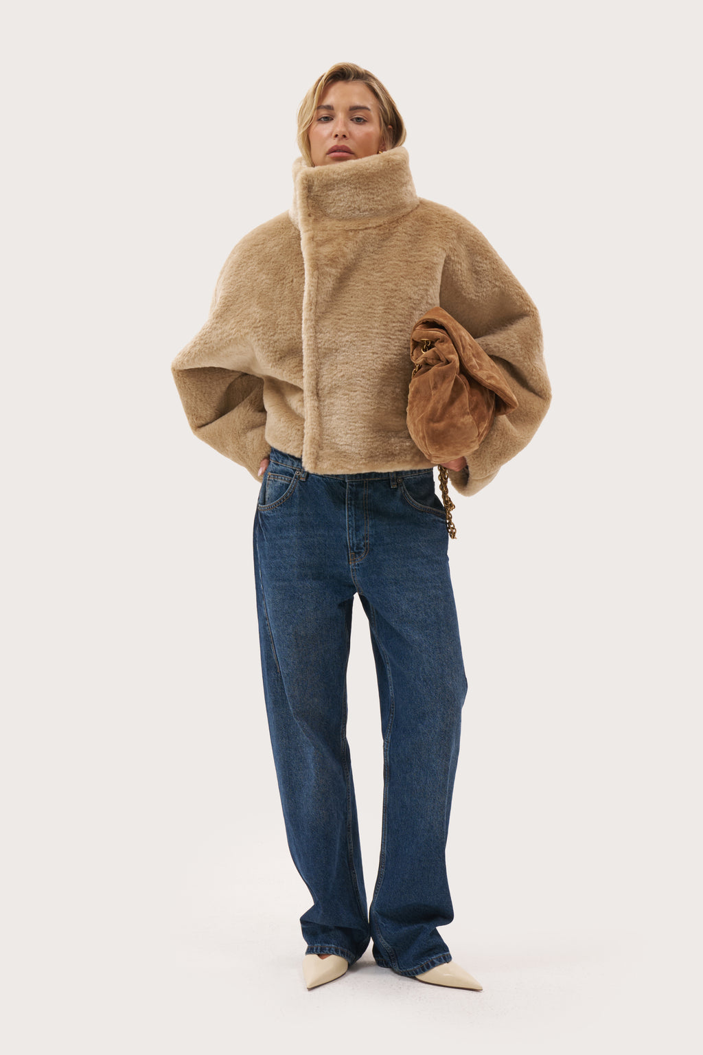Sorrel Fur Jacket - Beige