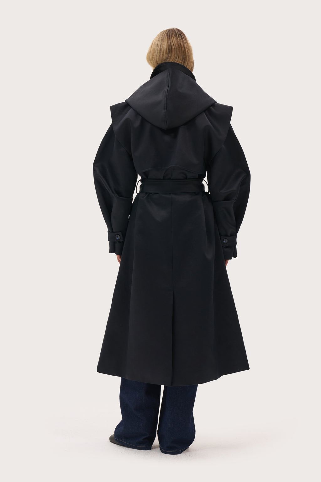 Marlowe Trench Coat - Midnight