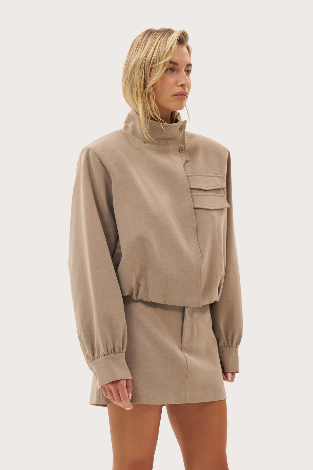 Accord Tailored Jacket - Stone