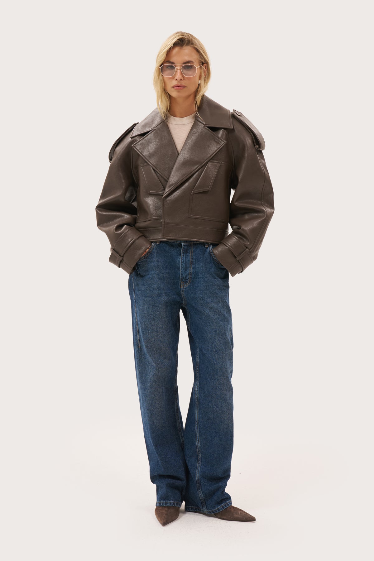Dakota Biker Jacket - Brown