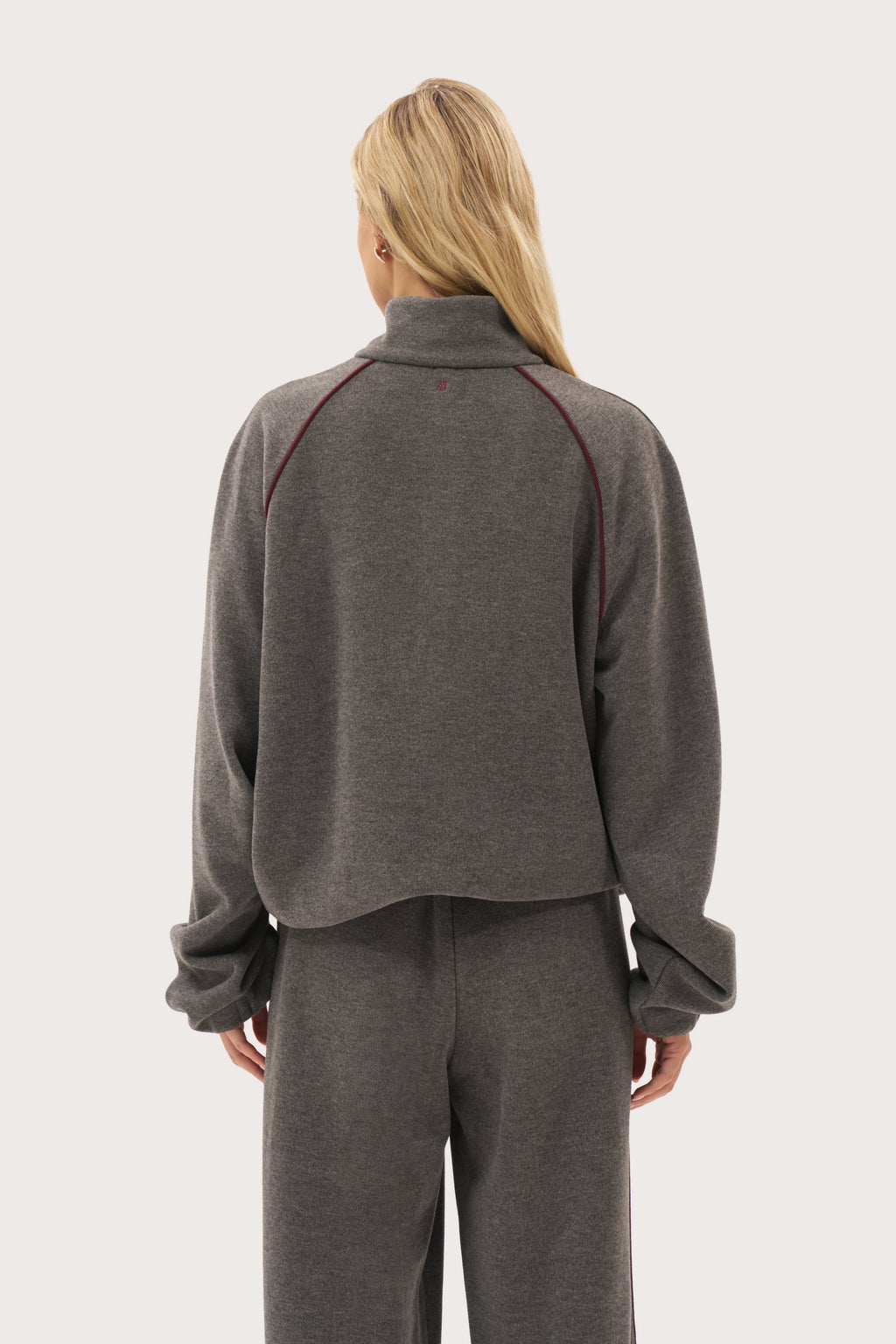 Rotation Jersey Knit Jumper - Dark Grey
