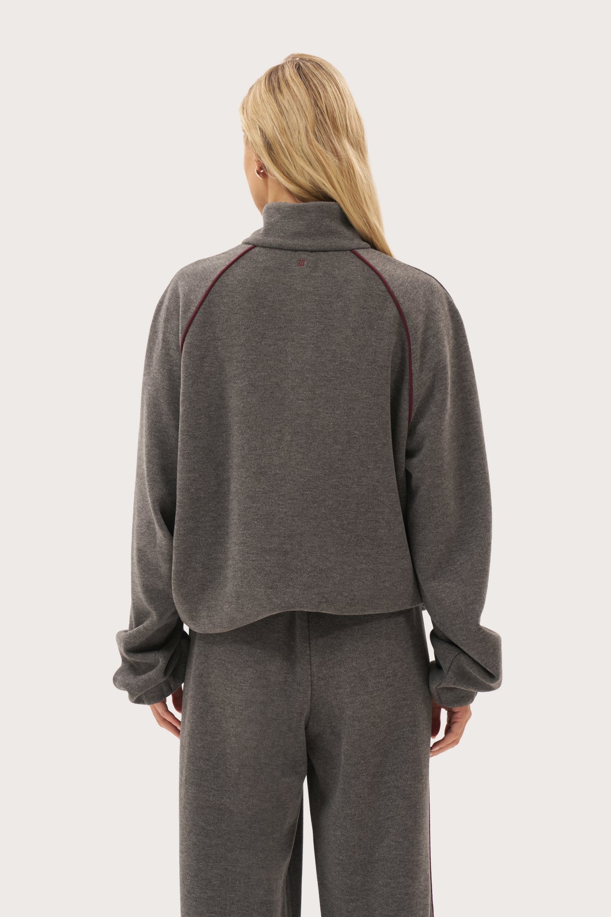 Rotation Jersey Knit Jumper - Dark Grey